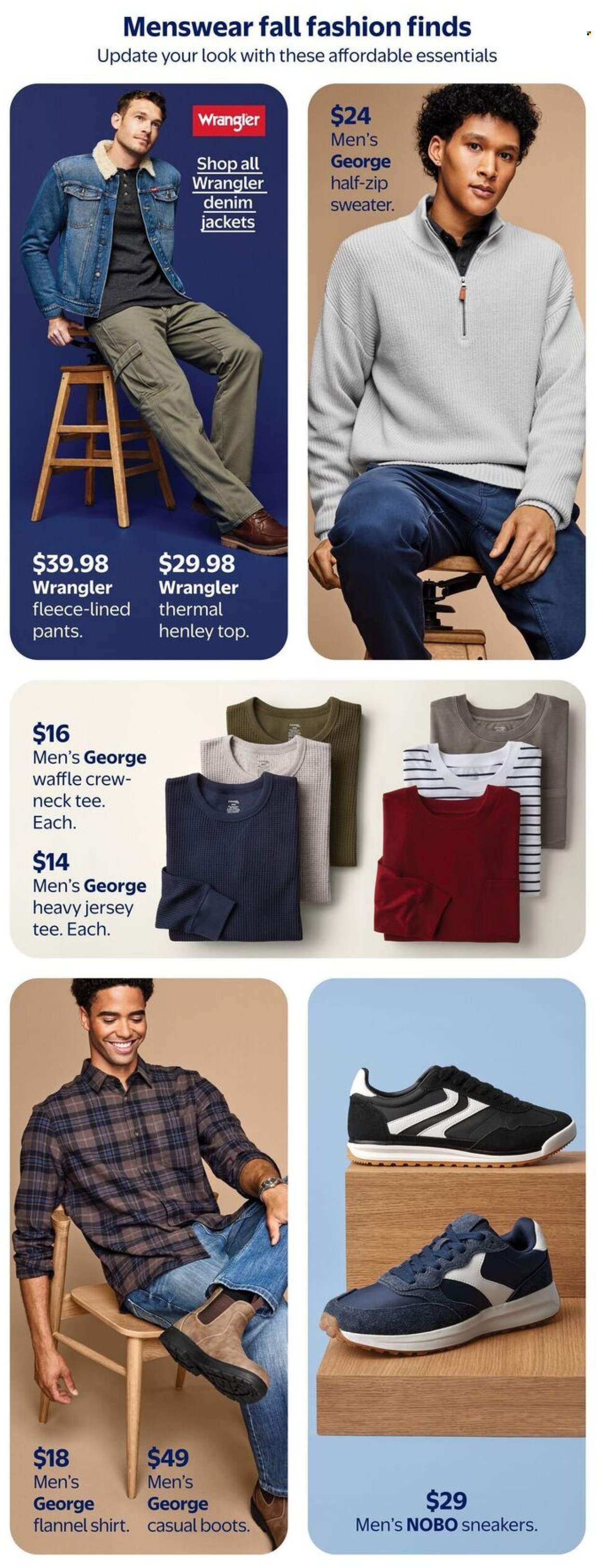 WALMART flyer - Fall fashion for all