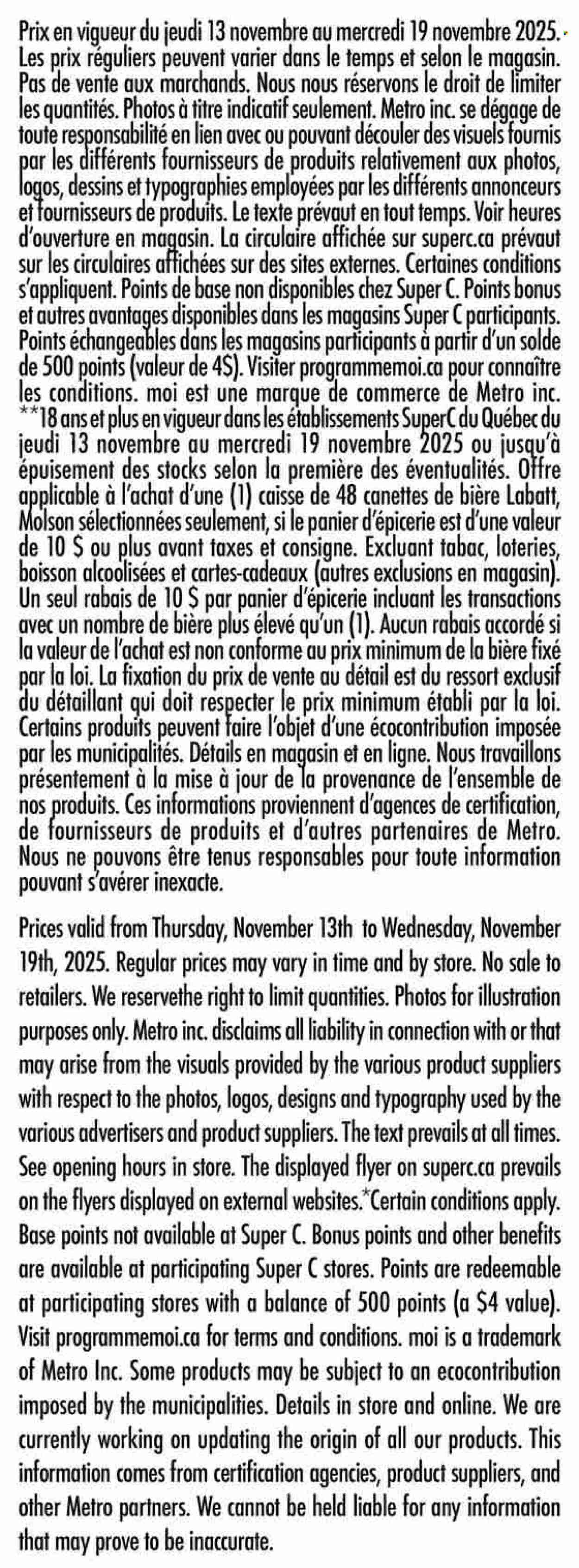 SUPER C flyer - Weekly Flyer (2025-11-13 - 2025-11-19) | 15