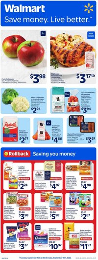 WALMART flyer - From Thursday September 10, 2026