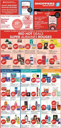 SHOPPERS DRUG MART flyer - From Saturday October 25, 2025