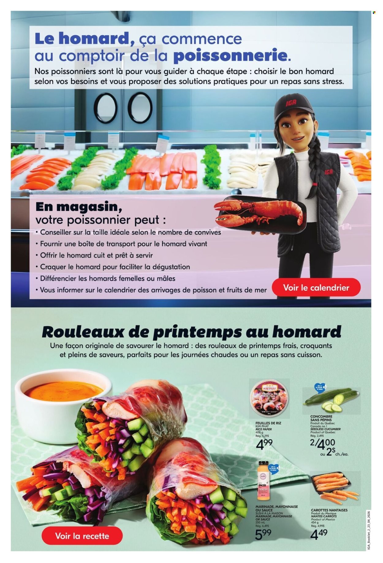 IGA flyer - Lobster (2026-04-23 - 2026-04-29) | 2