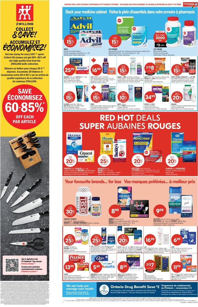 SHOPPERS DRUG MART flyer - From Saturday September 26, 2026
