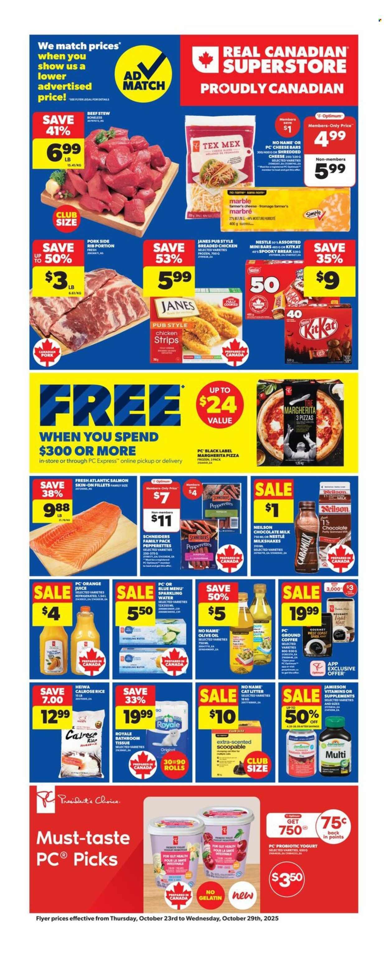 REAL CANADIAN SUPERSTORE flyer - Weekly Flyer (2025-10-23 - 2025-10-29) | 1