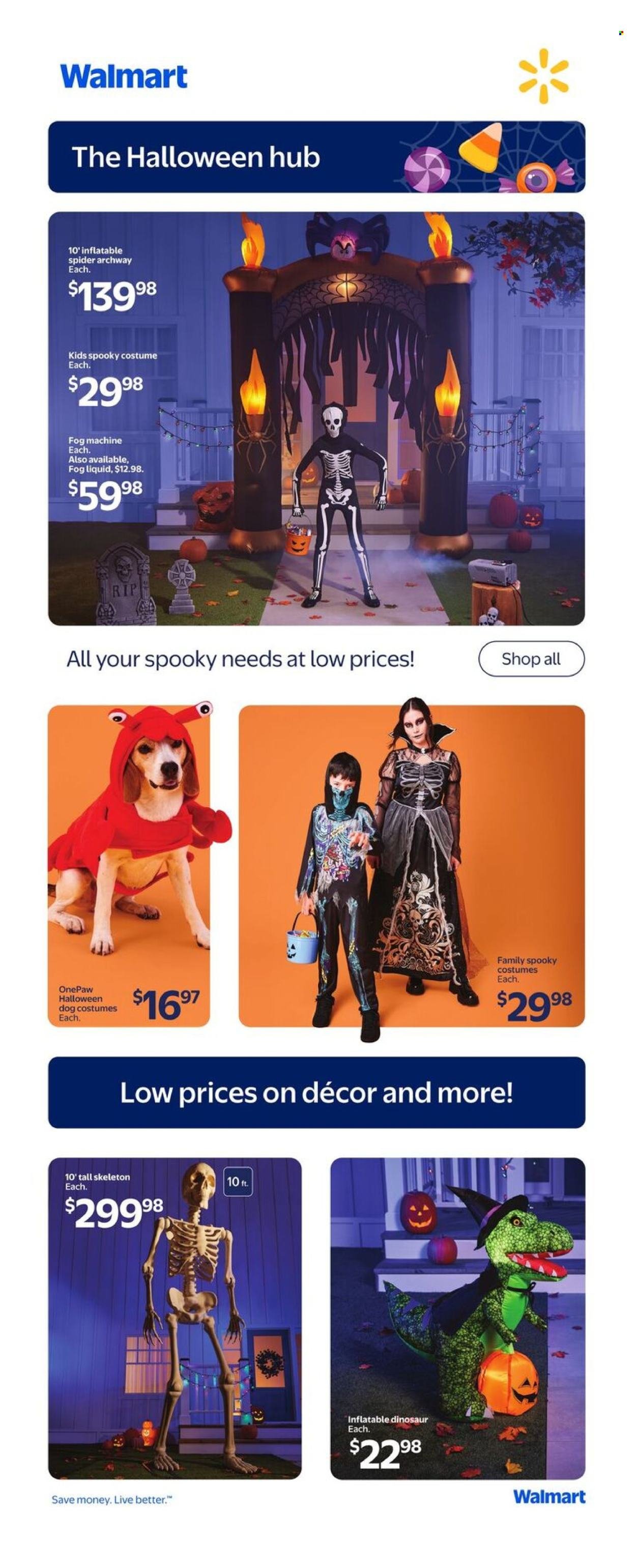 WALMART flyer - Halloween