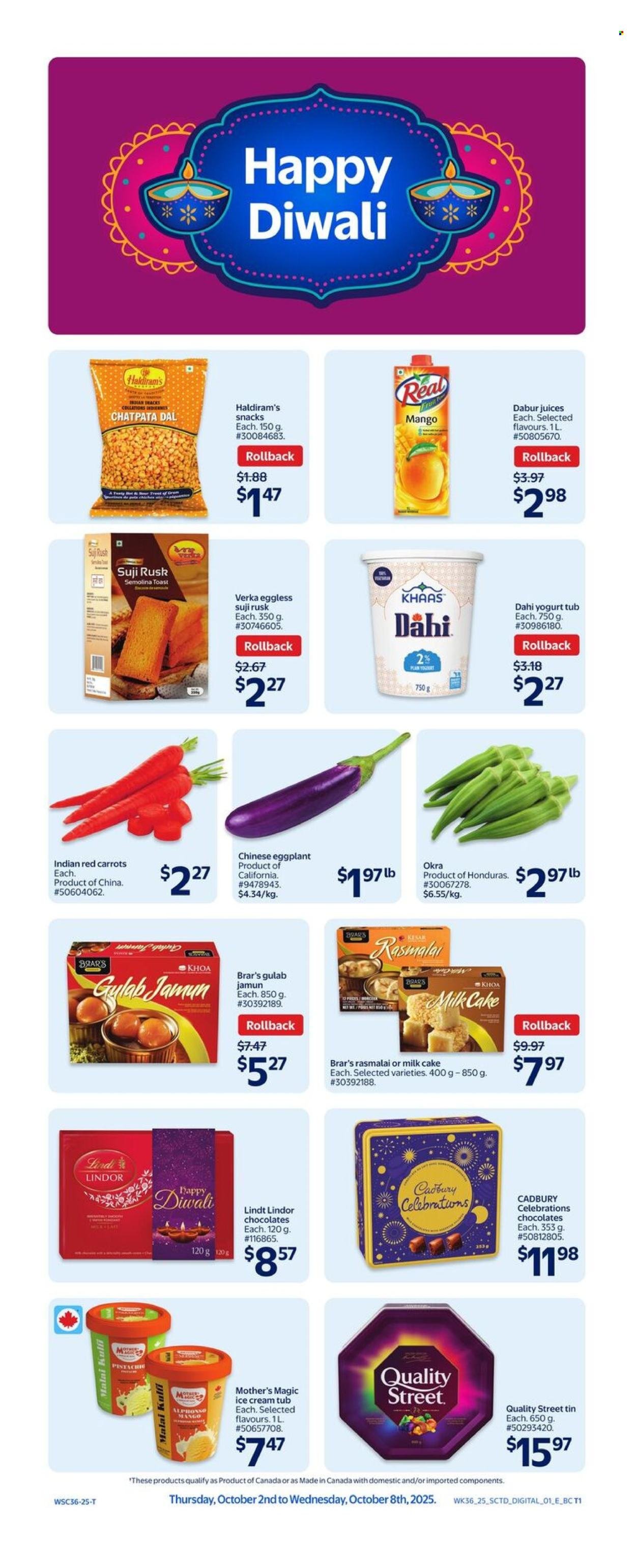 WALMART flyer - Happy Diwali