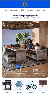 WALMART flyer - Outdoor Living