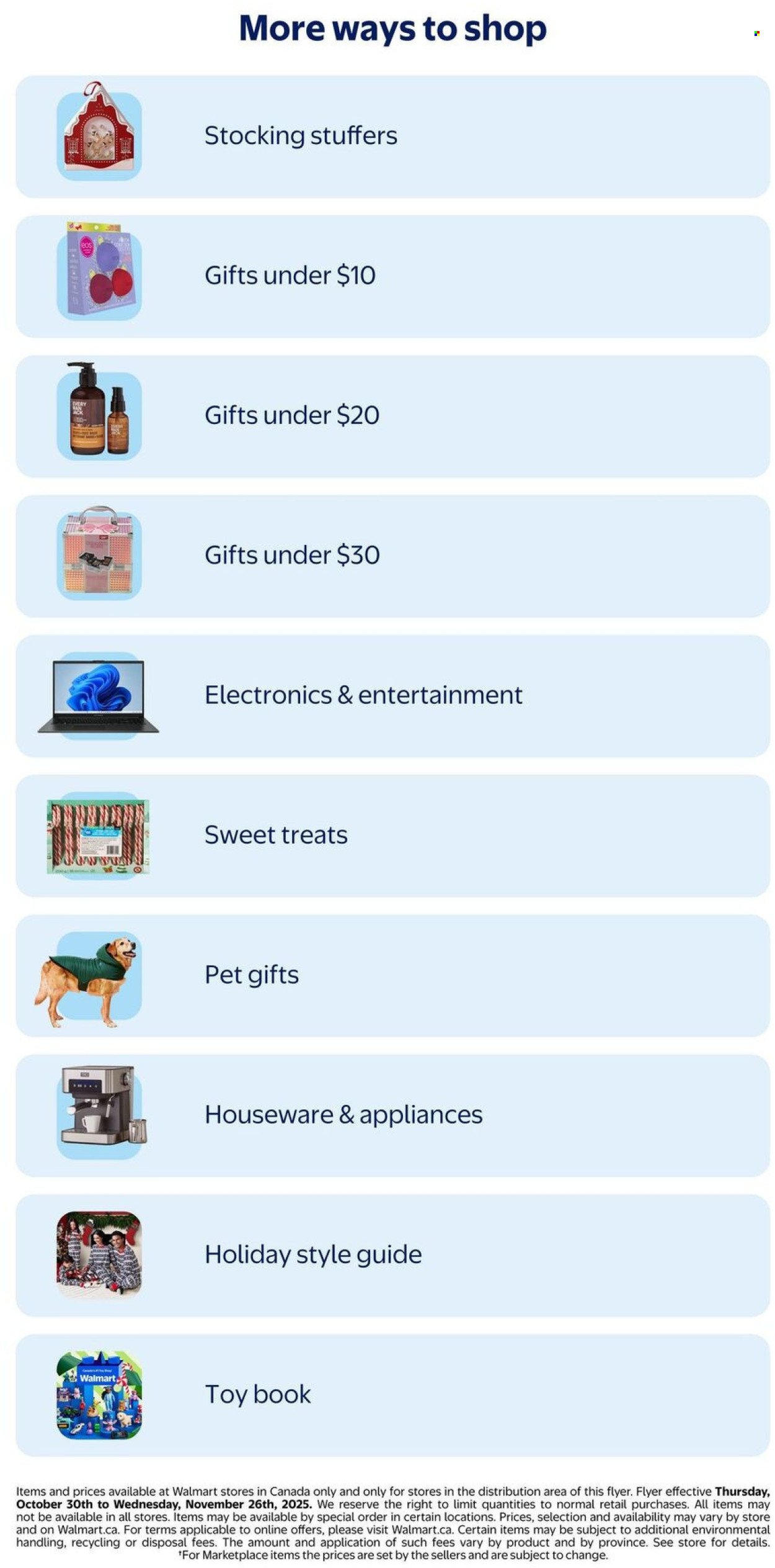 WALMART flyer - Share the joy! (2025-10-30 - 2025-11-26) | 20