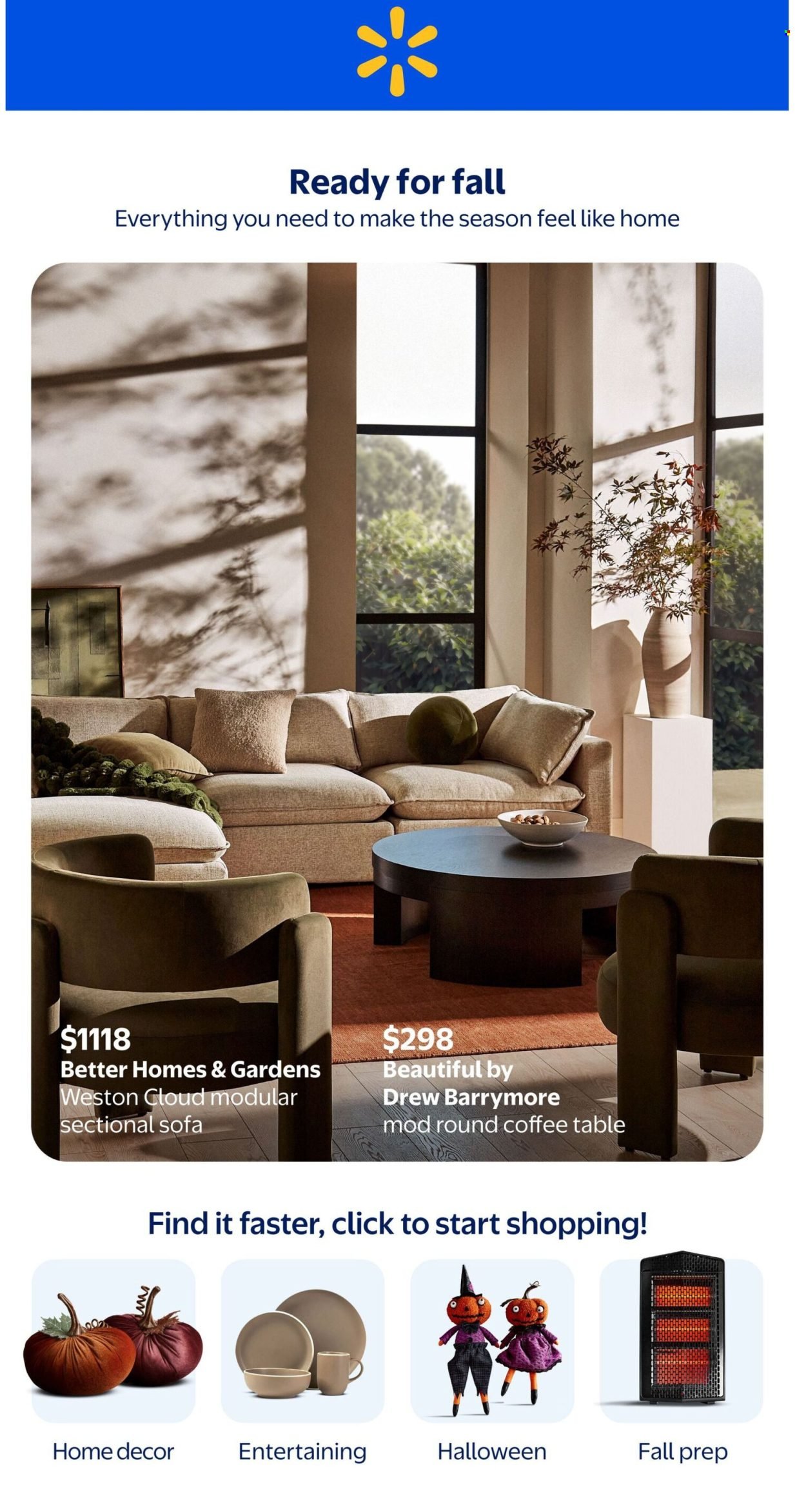 WALMART flyer - Ready for Fall