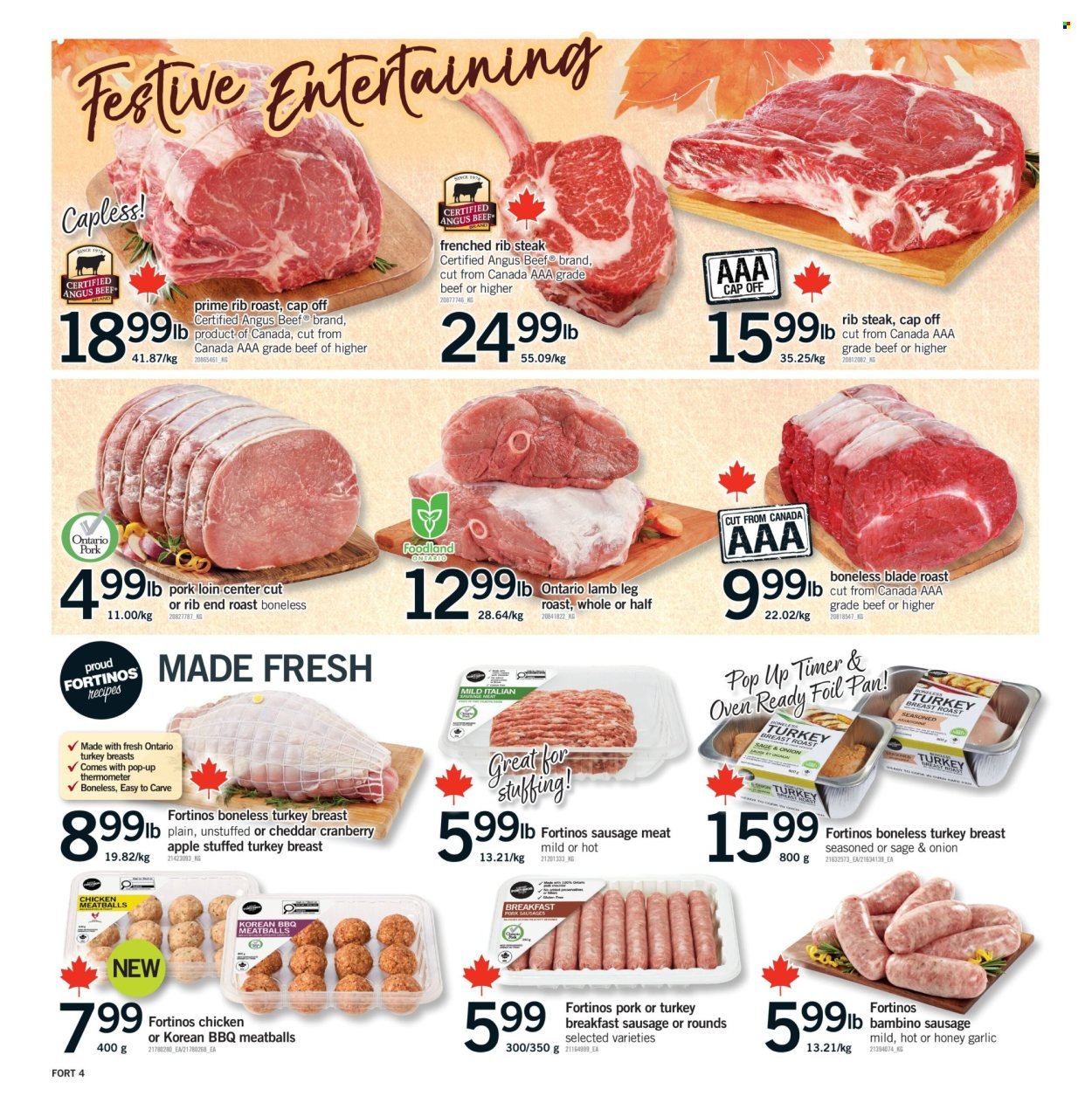 FORTINOS flyer - From Thursday October 08, 2026