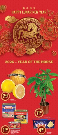 FOOD BASICS flyer - Happy Lunar Year