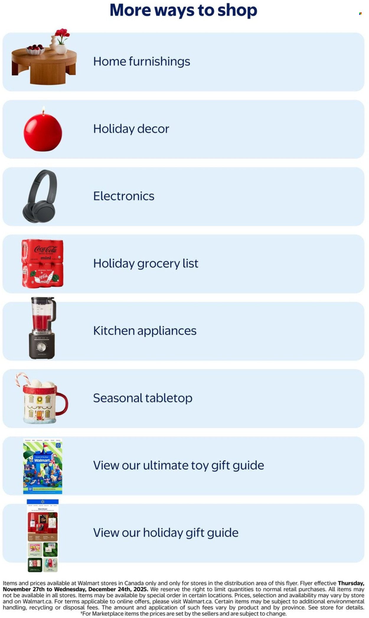 WALMART flyer - Entertaining Guide (2025-11-27 - 2025-12-24) | 25
