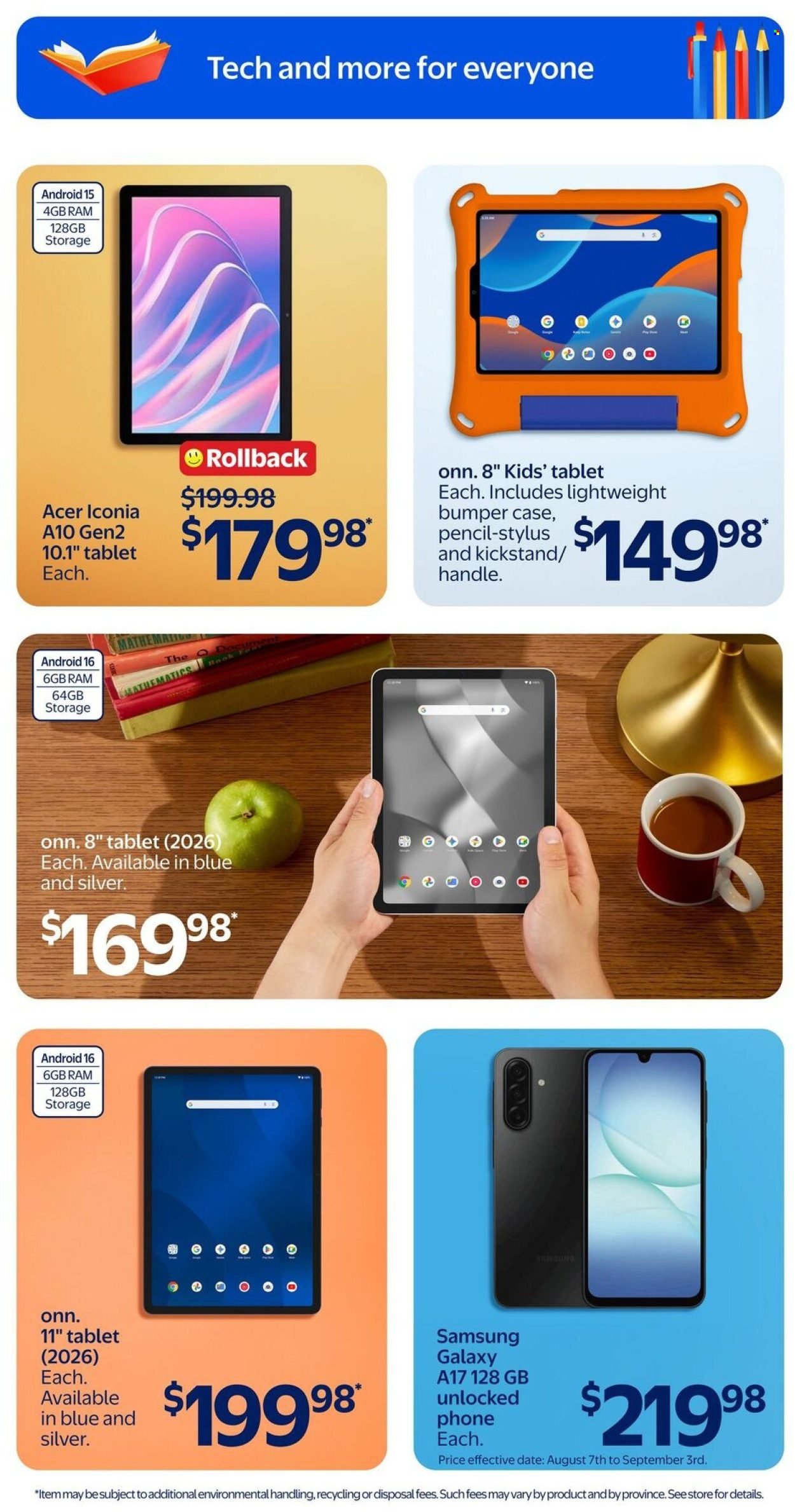 WALMART flyer - From Thursday August 06, 2026