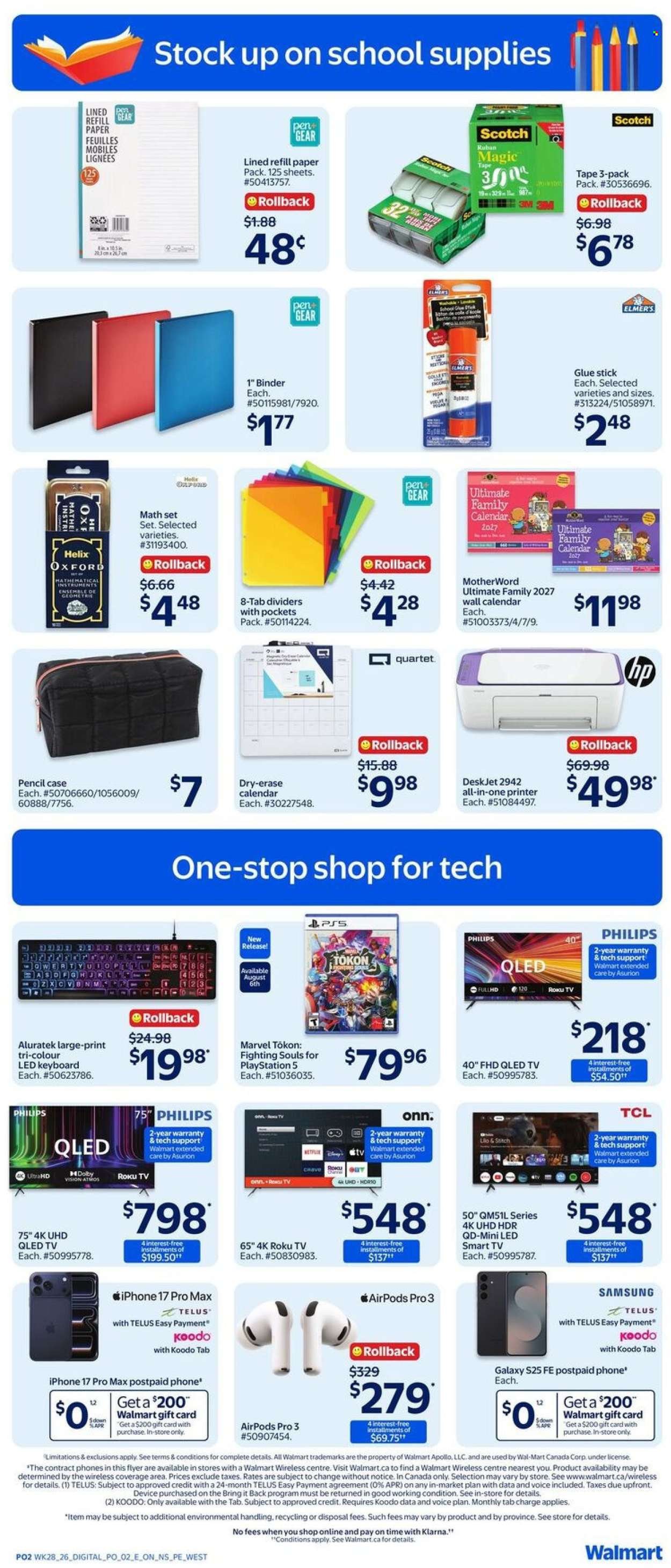 WALMART flyer - From Thursday August 06, 2026