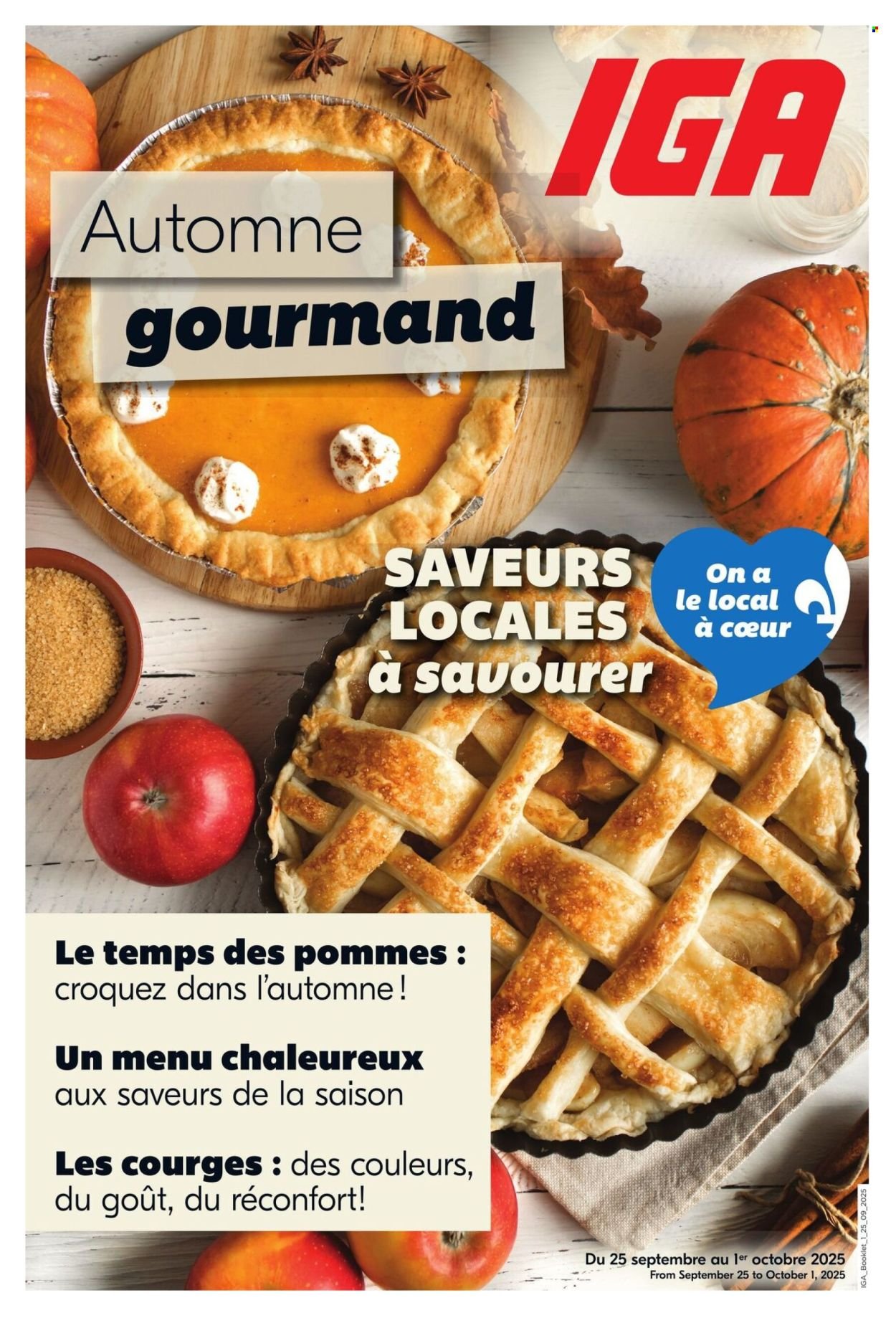 IGA flyer - Autumn - QC (2025-09-25 - 2025-10-01) | 1