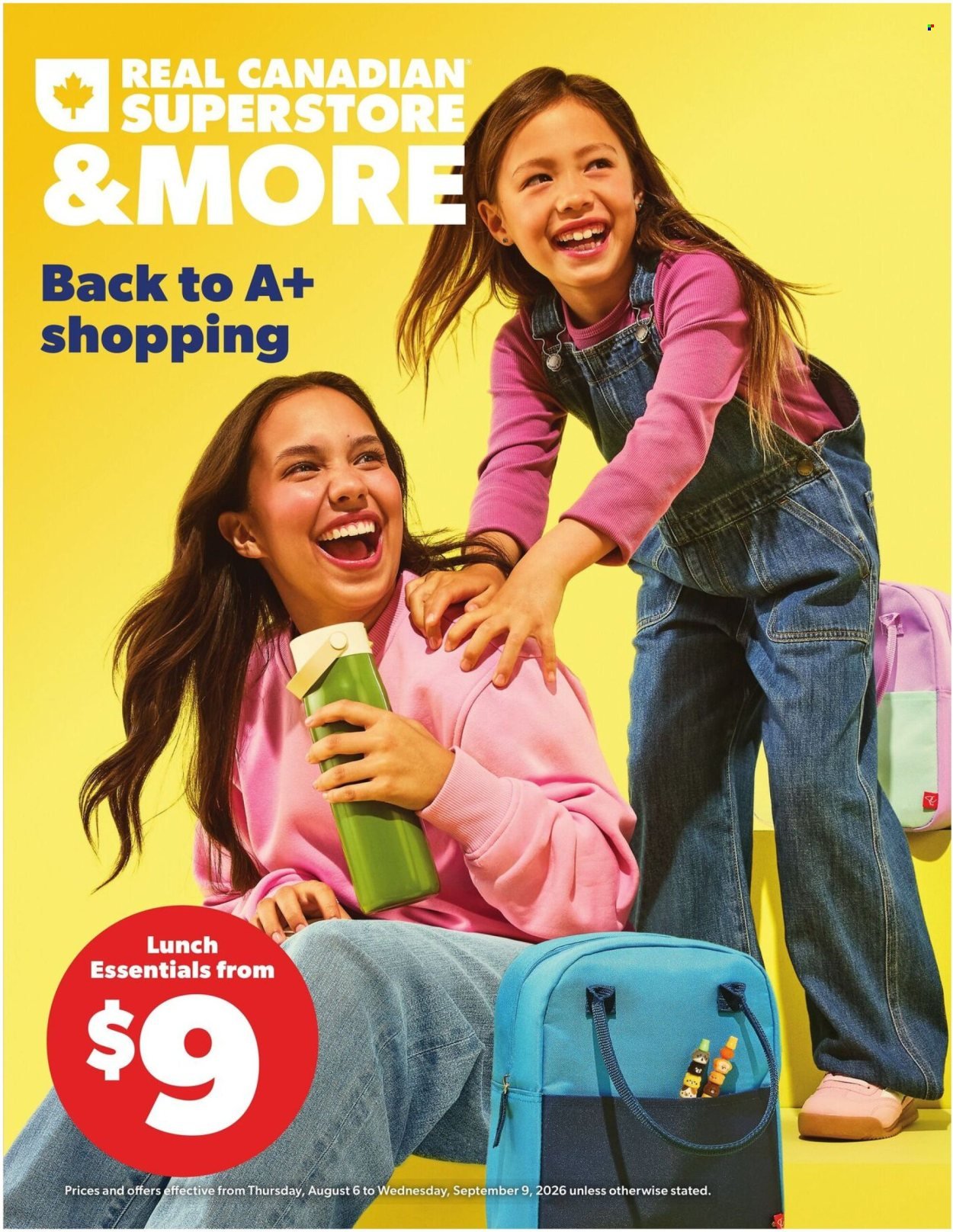 REAL CANADIAN SUPERSTORE flyer - Back to School Book