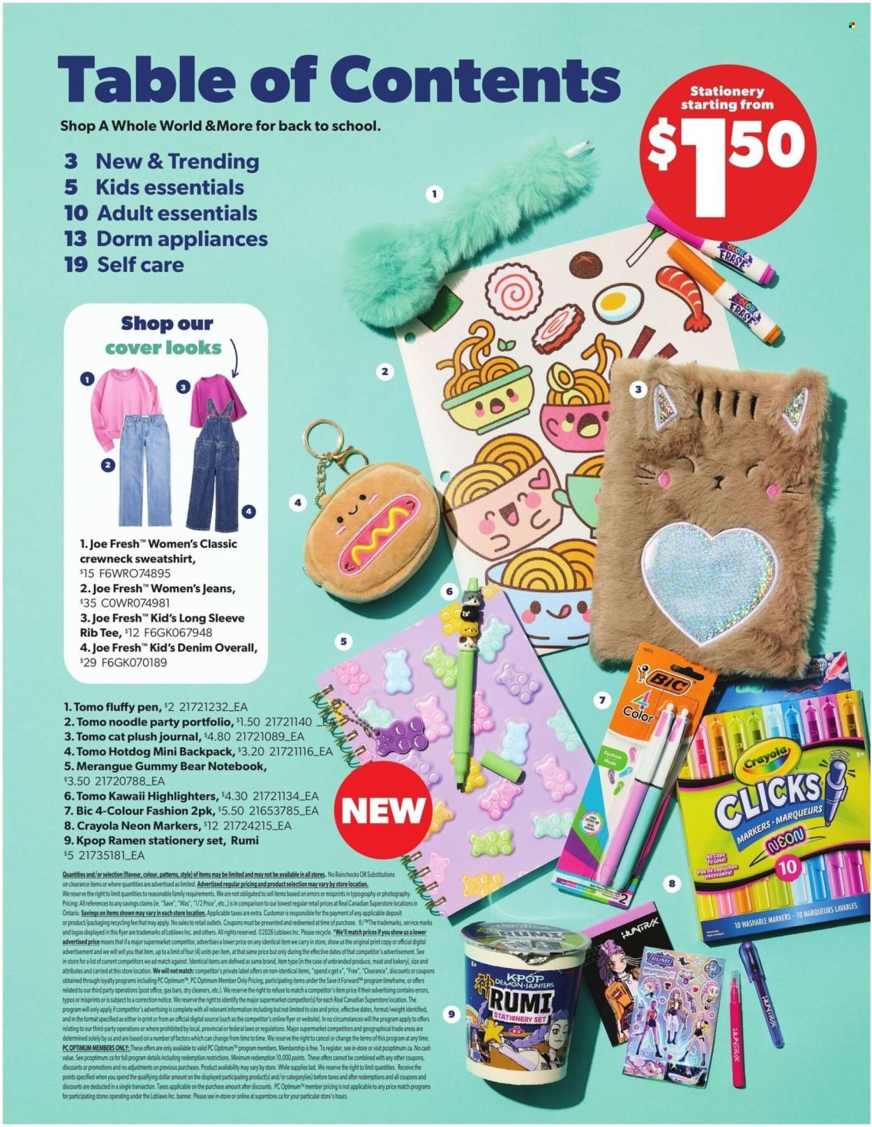 REAL CANADIAN SUPERSTORE flyer - Back to School Book