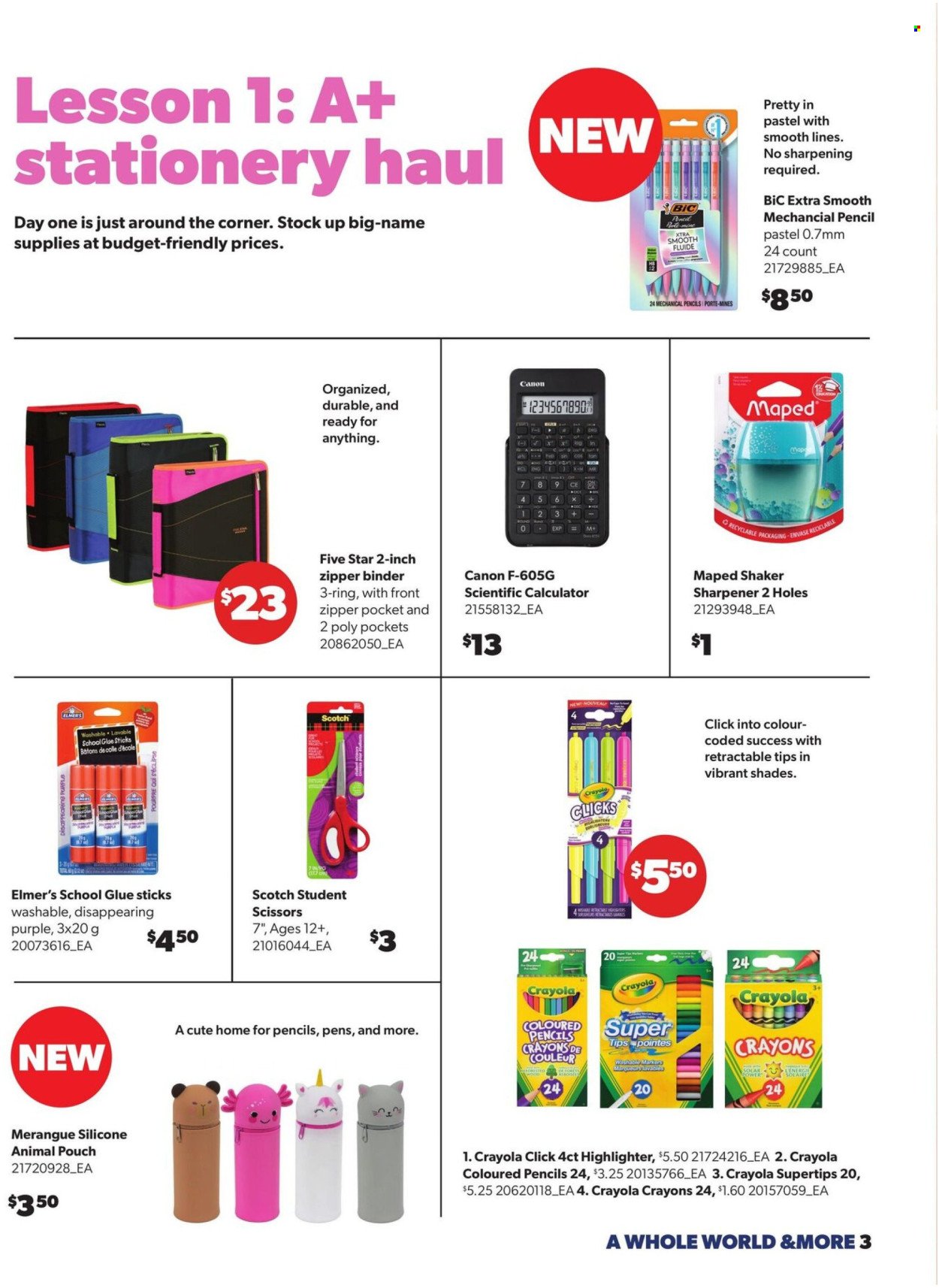 REAL CANADIAN SUPERSTORE flyer - Back to School Book