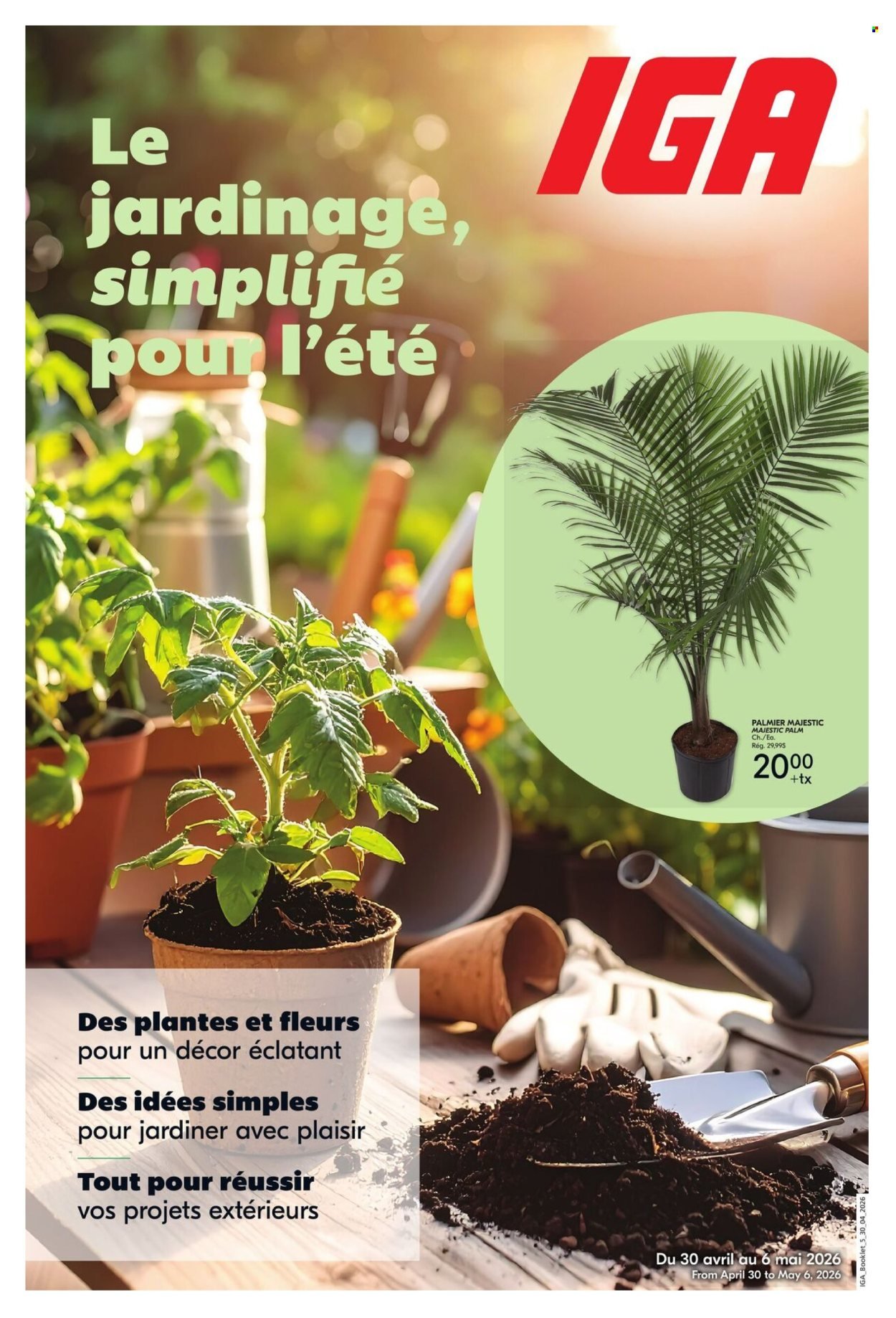 IGA flyer - Gardening Booklet