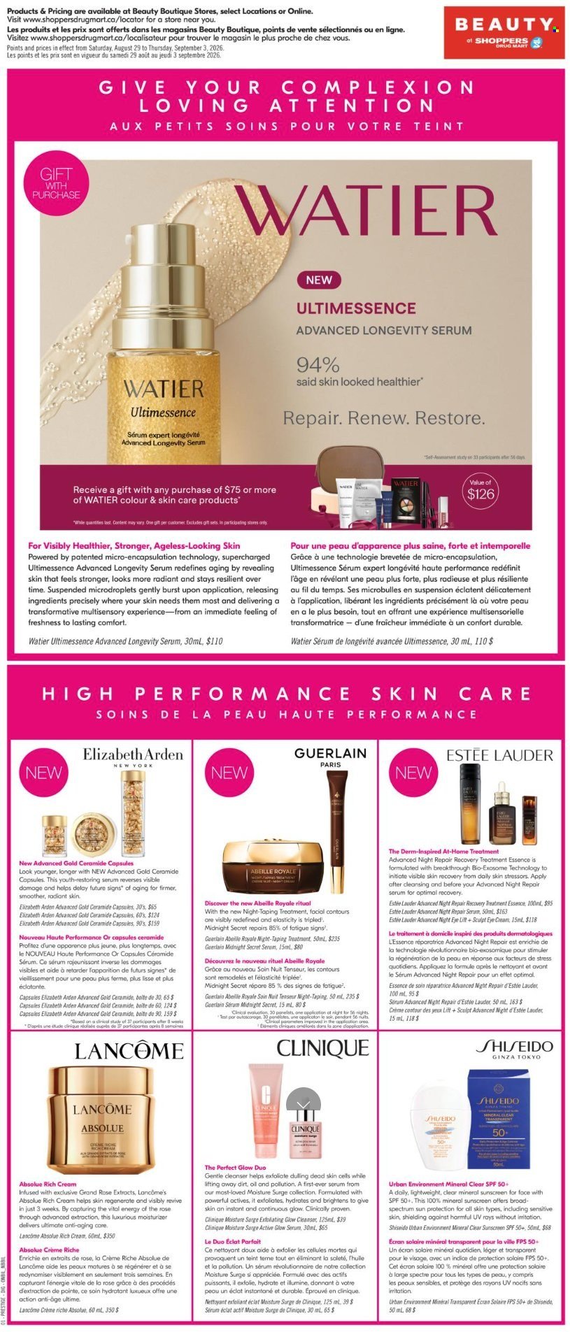 SHOPPERS DRUG MART flyer - From Saturday August 29, 2026