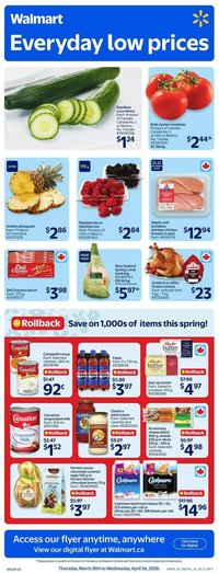WALMART flyer - From Thursday March 26, 2026