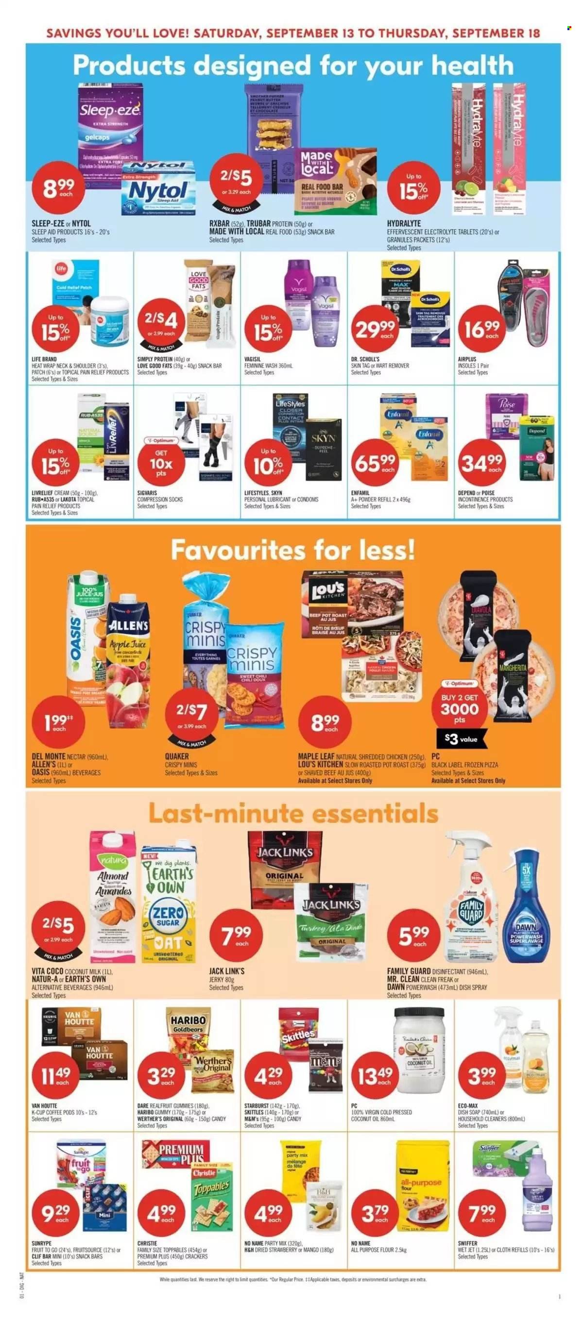 SHOPPERS DRUG MART flyer - From Saturday September 13, 2025