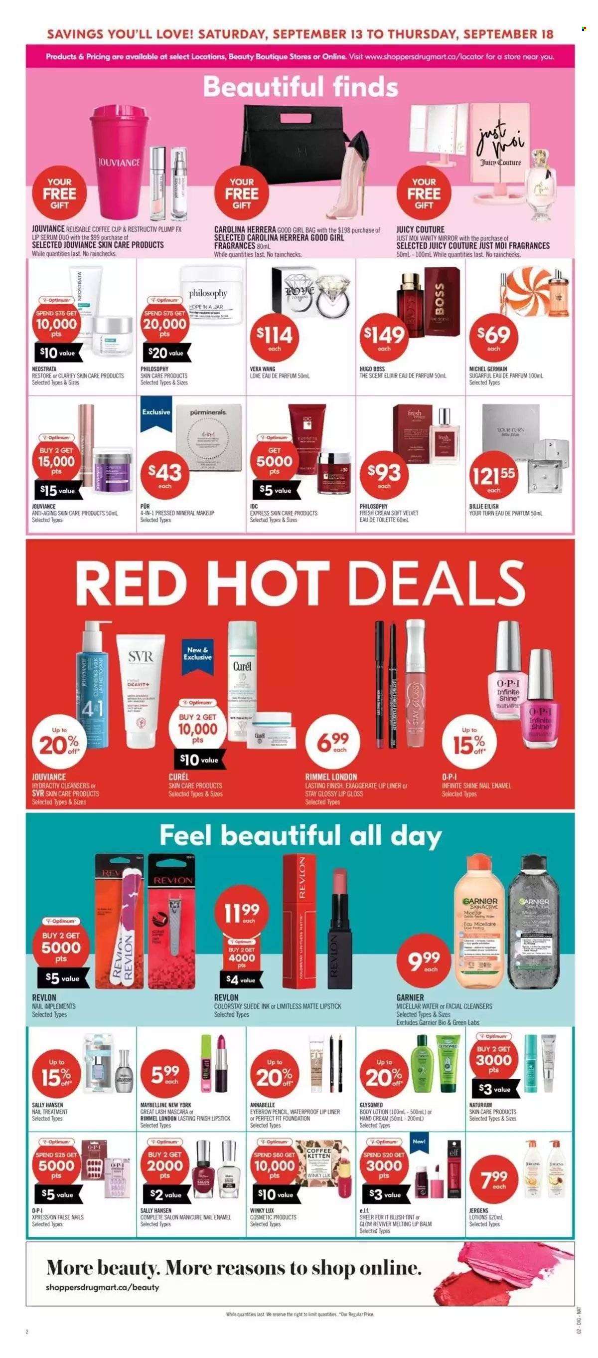 SHOPPERS DRUG MART flyer - From Saturday September 13, 2025
