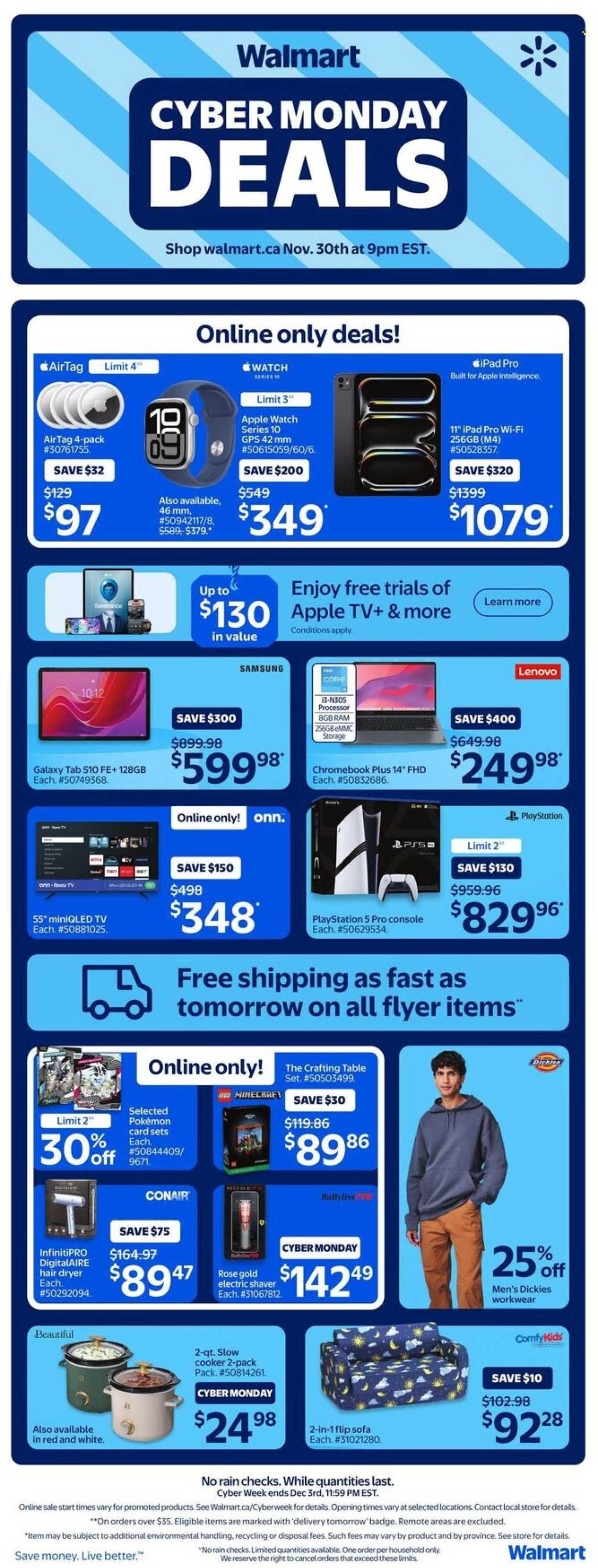 WALMART flyer - Cyber Week
