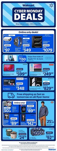 WALMART flyer - Cyber Week