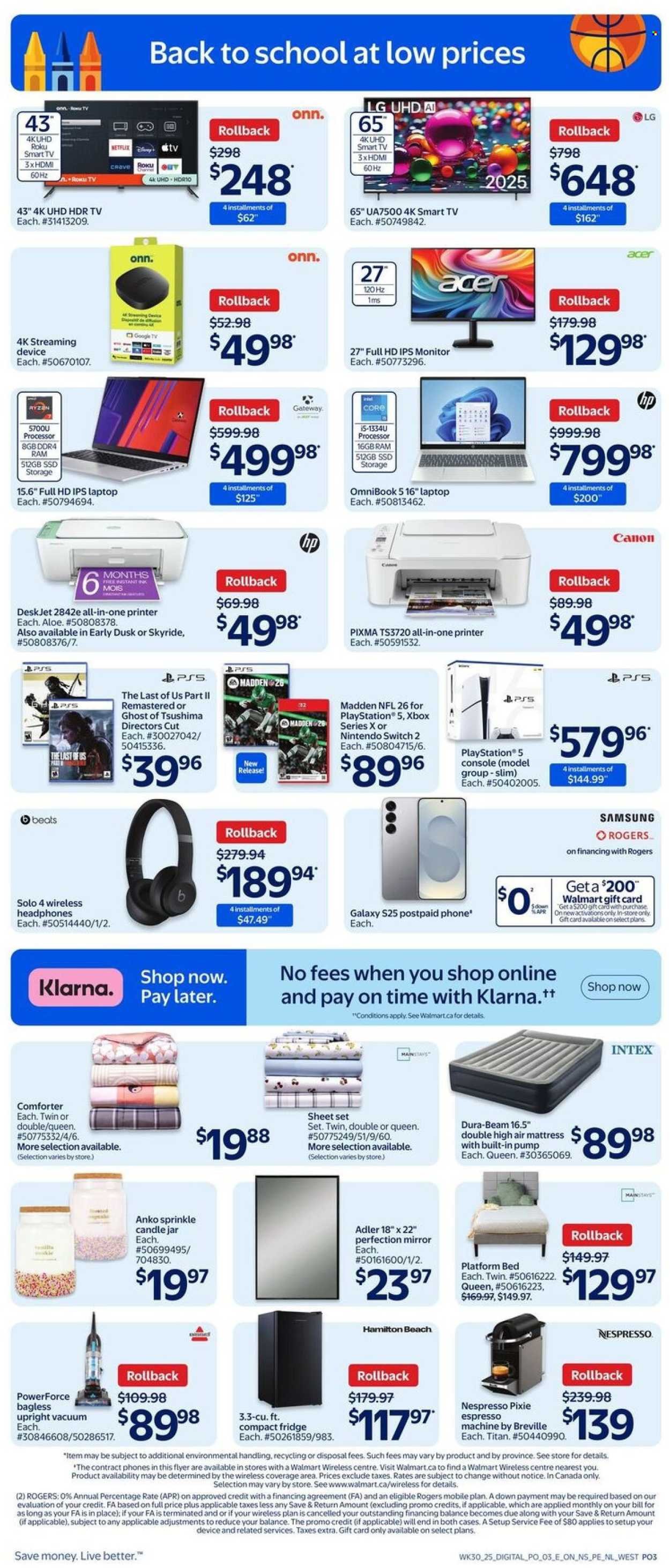 WALMART flyer - Back To School