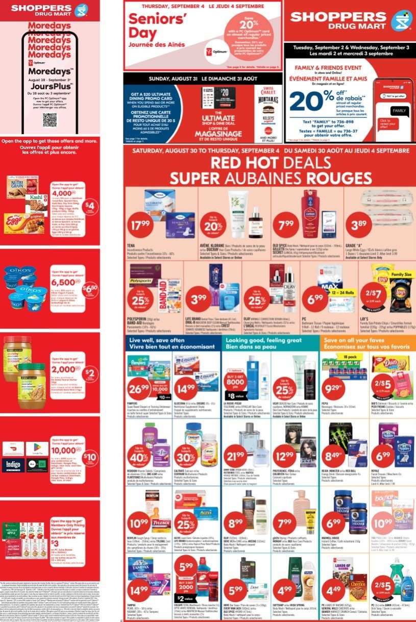 SHOPPERS DRUG MART flyer - From Saturday August 30, 2025 (2025-08-30 - 2025-09-04) | 1
