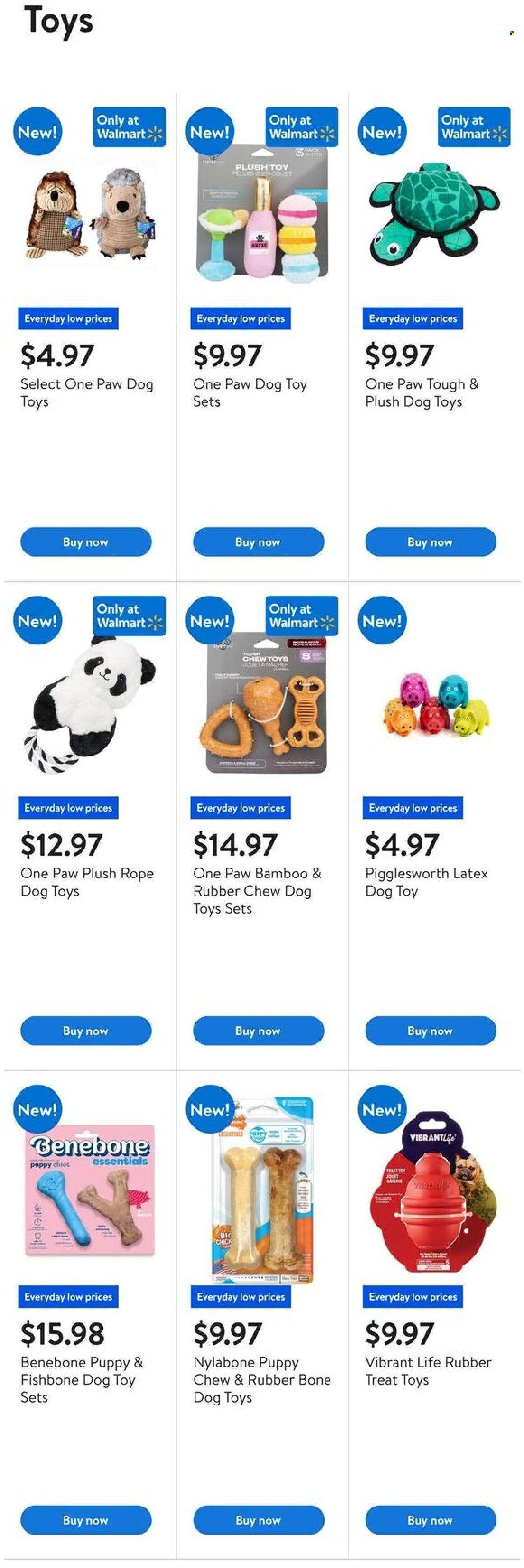 WALMART flyer - Pet Days