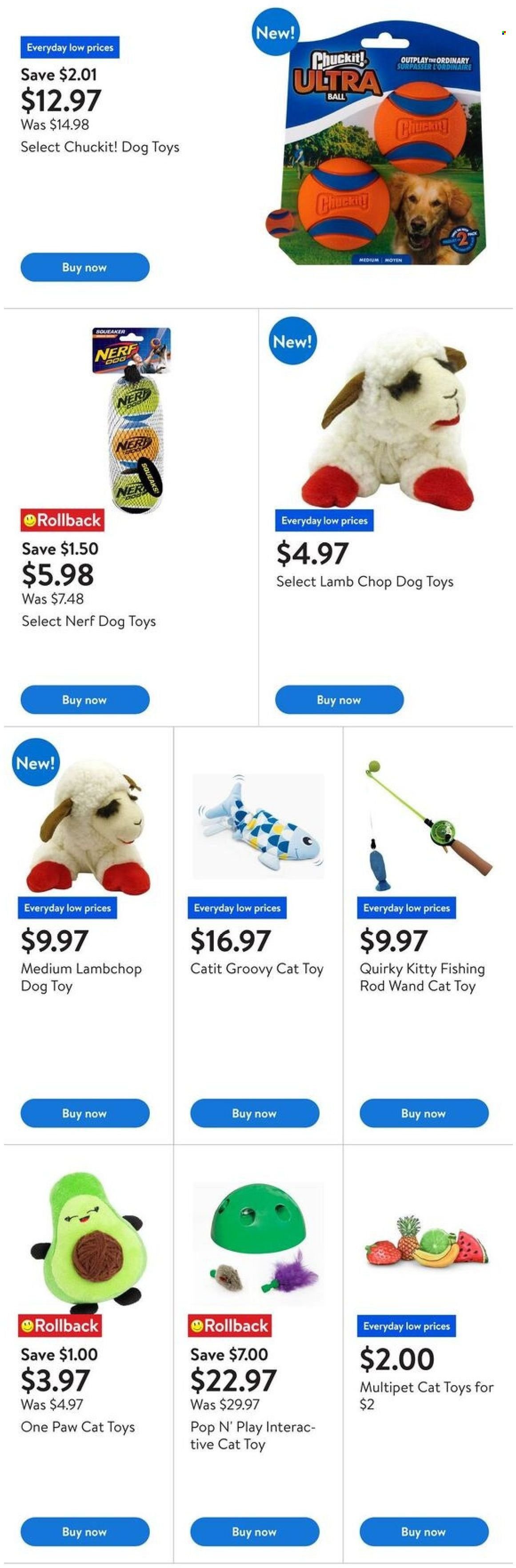 WALMART flyer - Pet Days