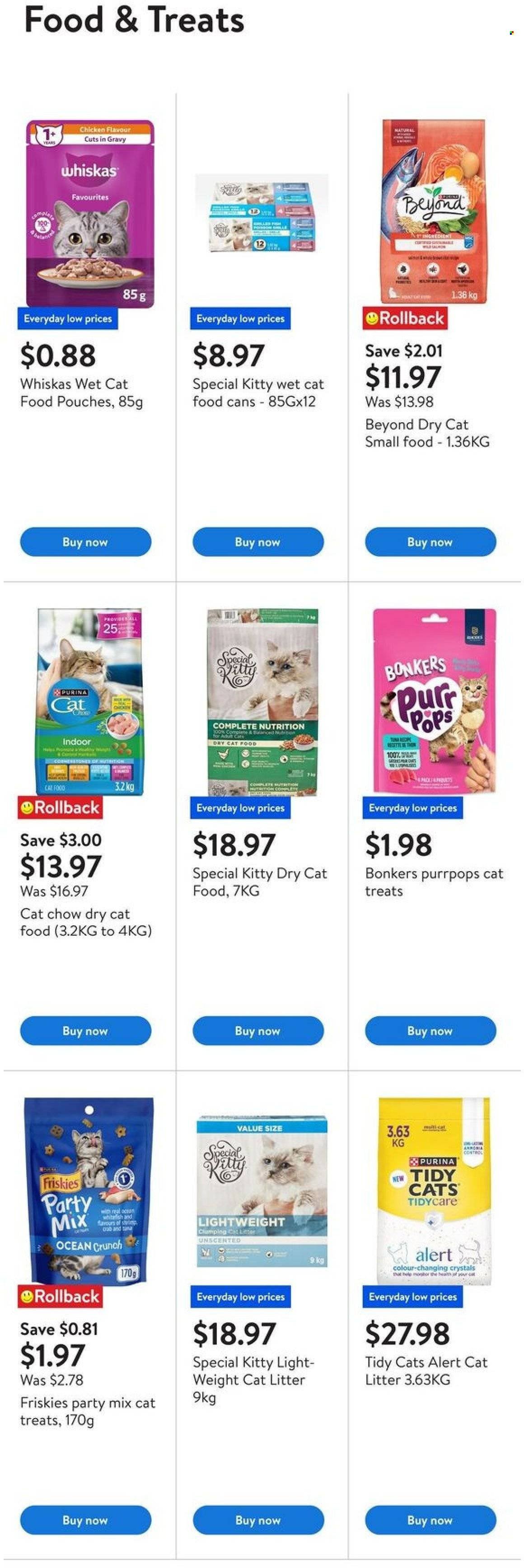WALMART flyer - Pet Days