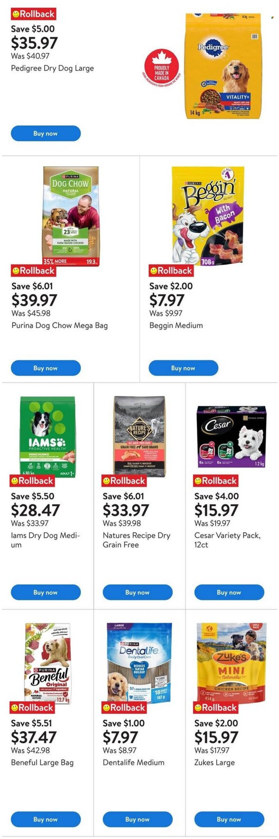 WALMART flyer - Pet Days