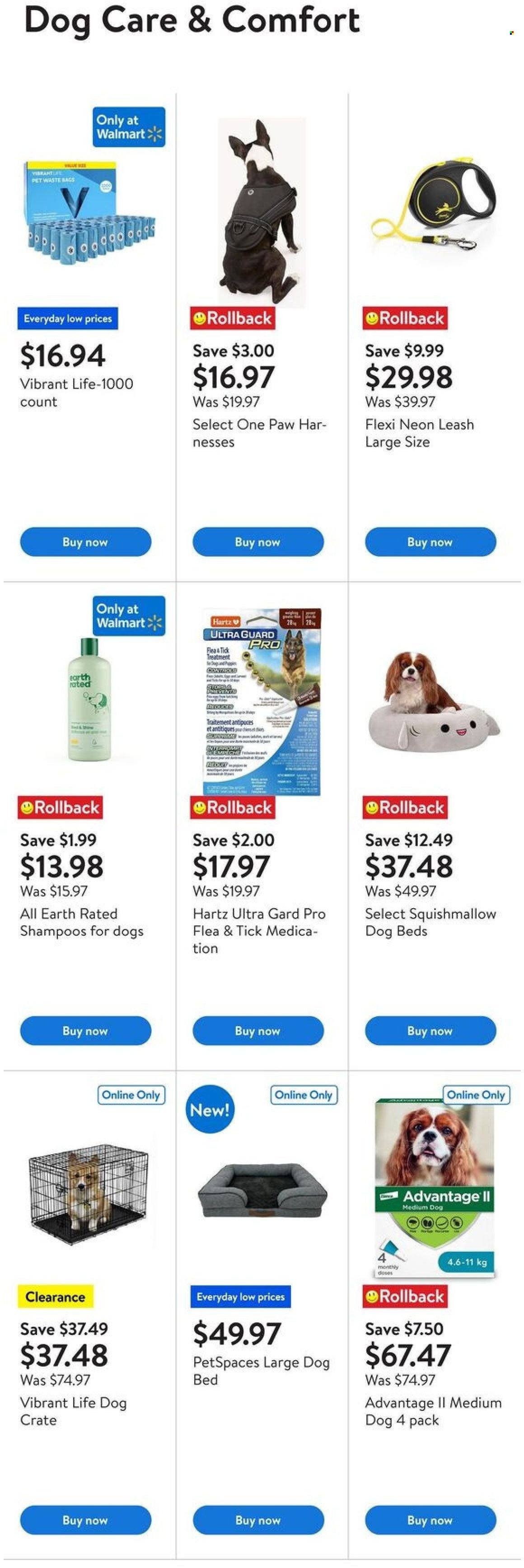 WALMART flyer - Pet Days