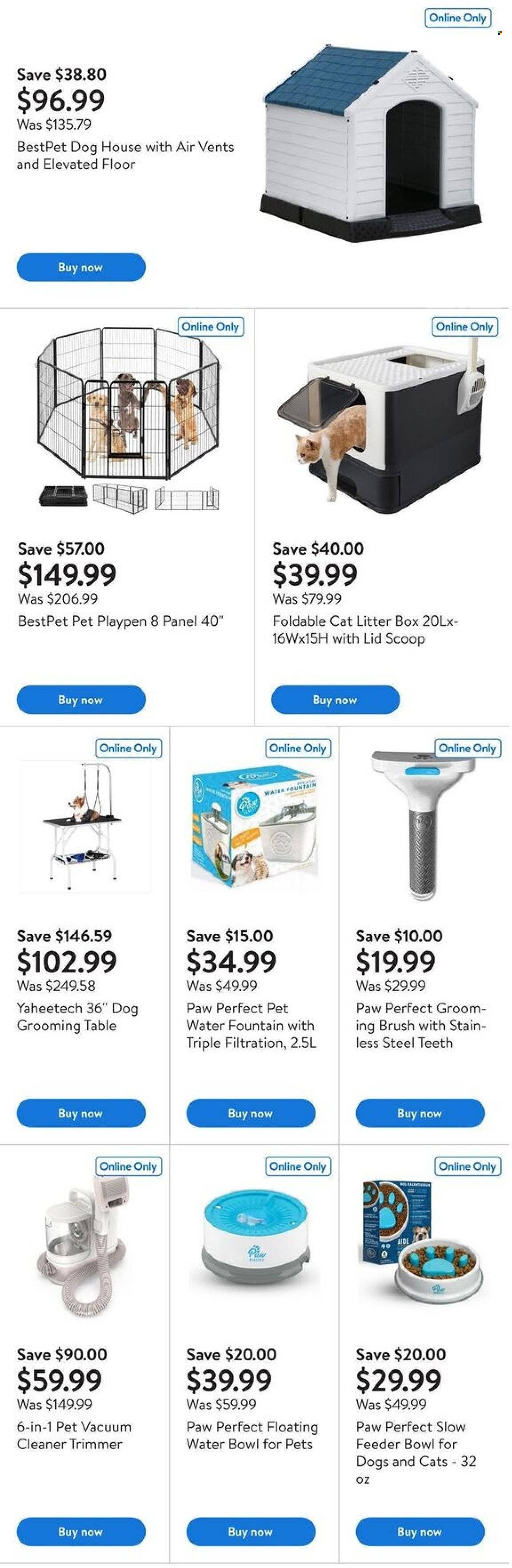 WALMART flyer - Pet Days