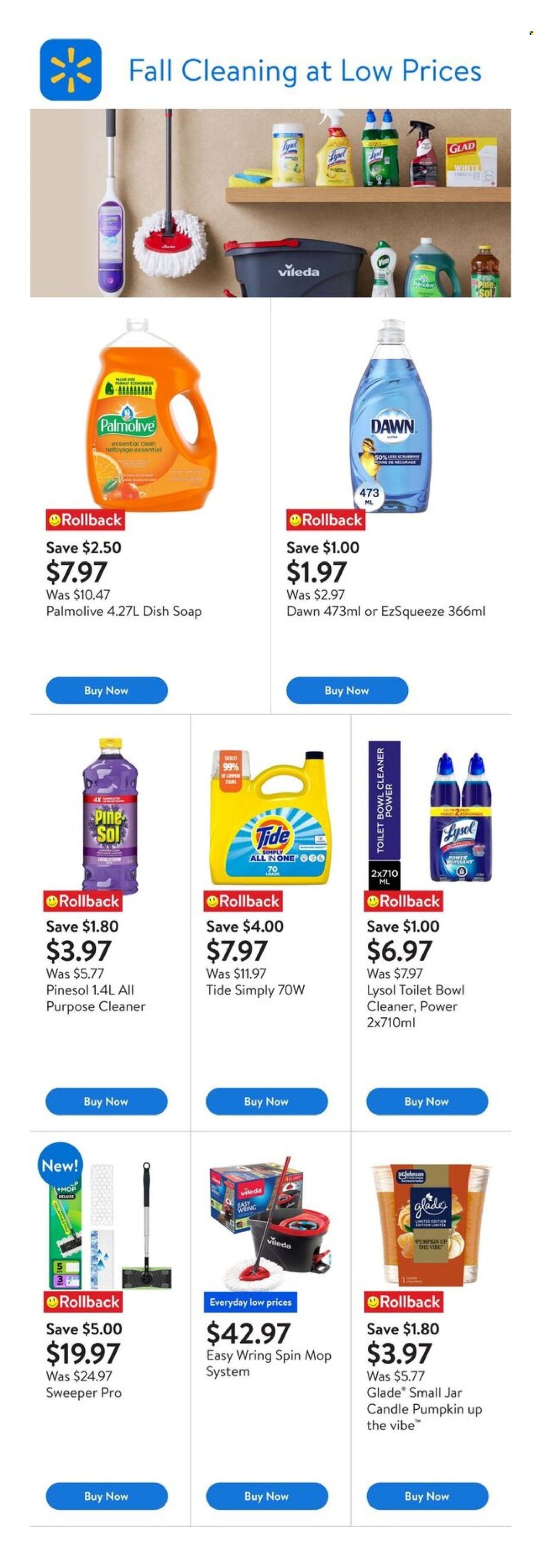 WALMART flyer - Fall cleaning at low prices (2025-09-11 - 2025-09-24) | 1