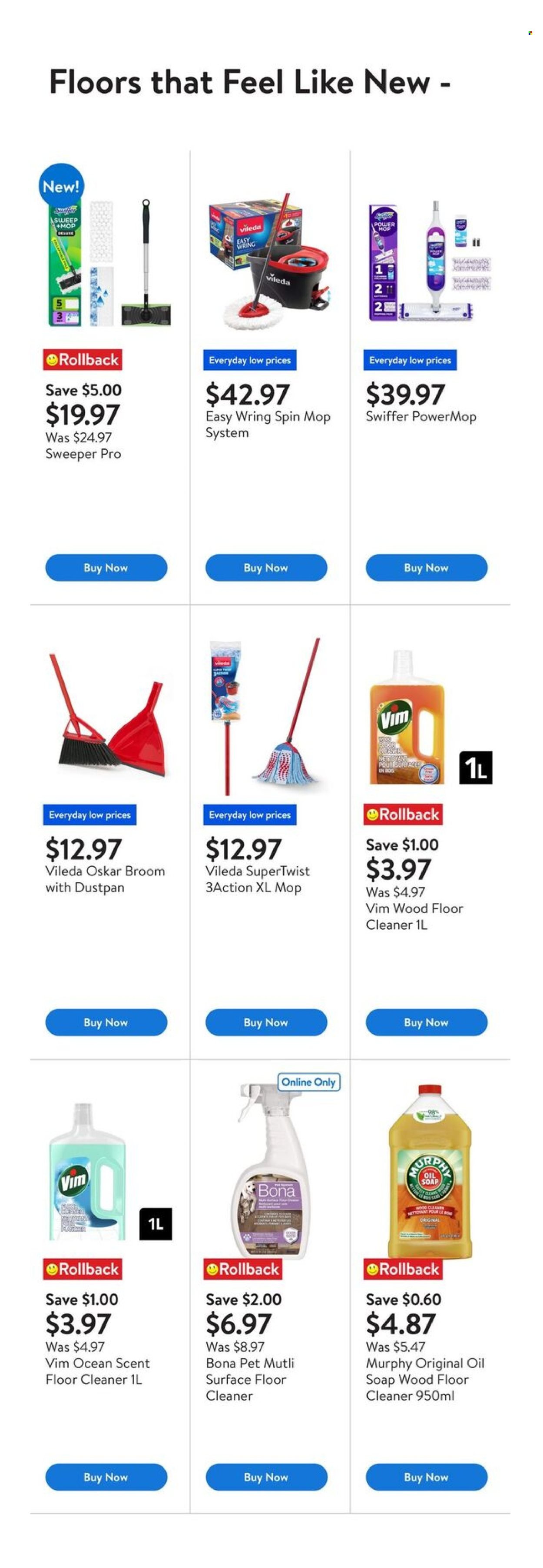WALMART flyer - Fall cleaning at low prices