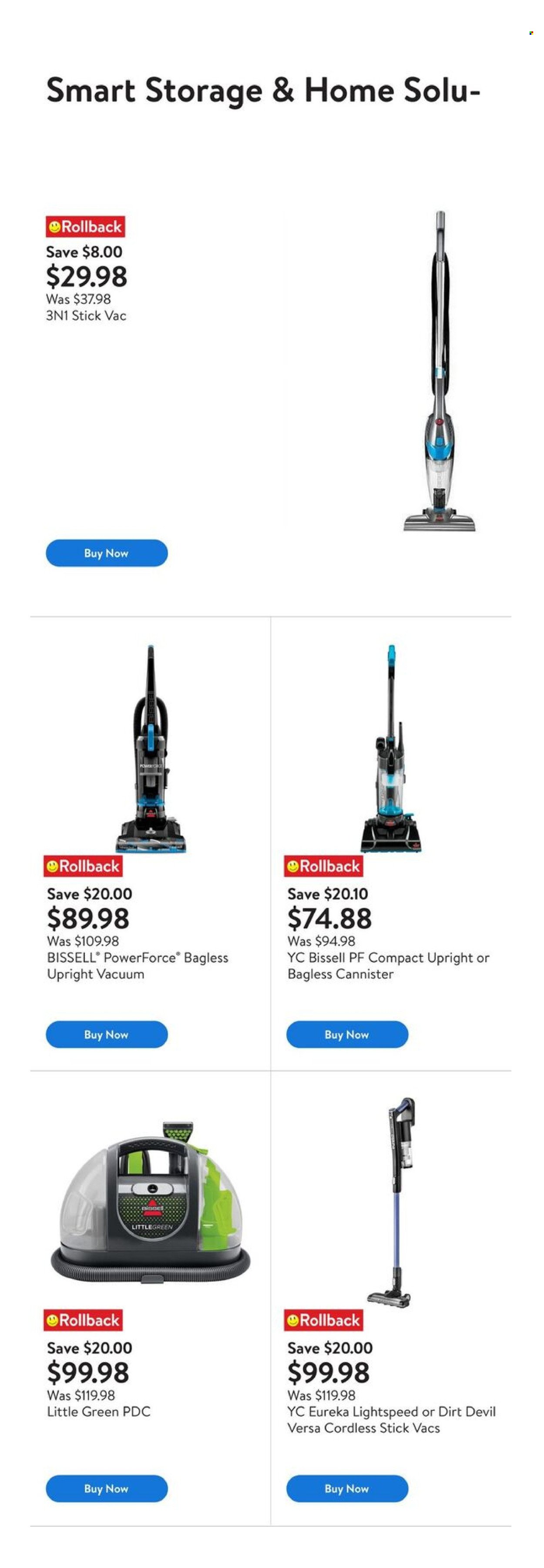 WALMART flyer - Fall cleaning at low prices