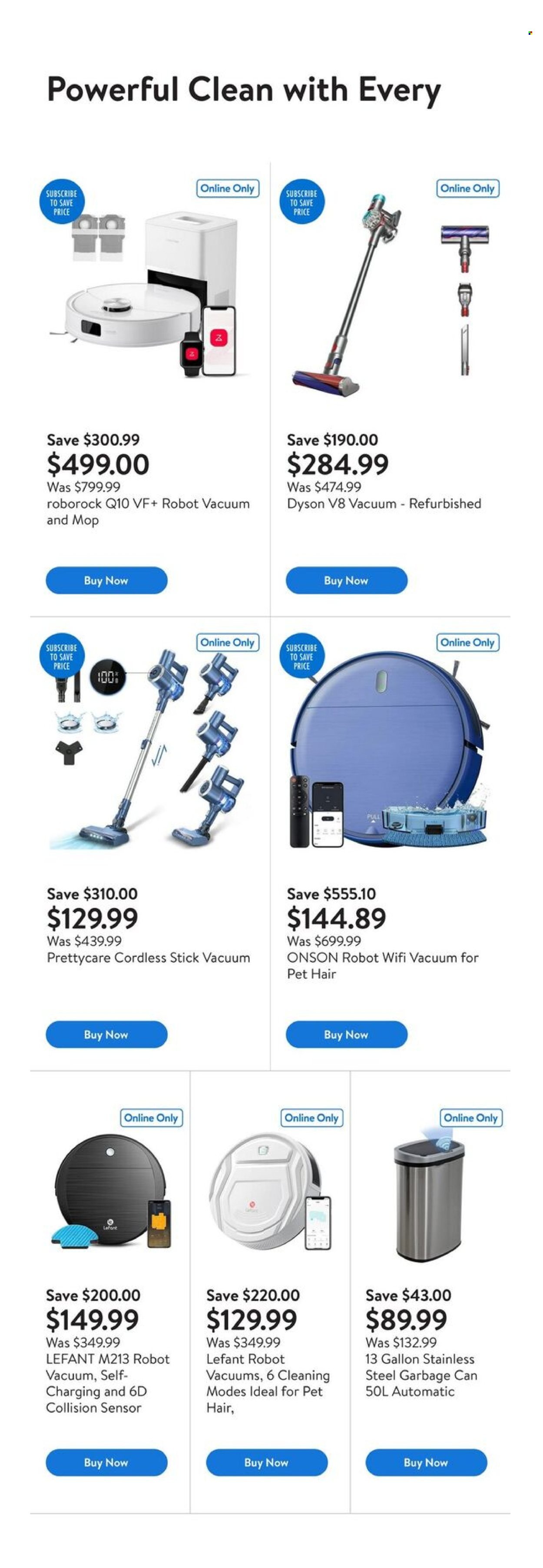 WALMART flyer - Fall cleaning at low prices