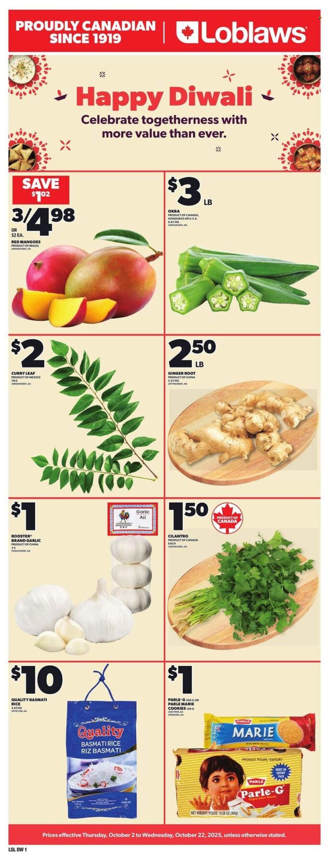 LOBLAWS flyer - Diwali (2025-10-02 - 2025-10-22) | 1