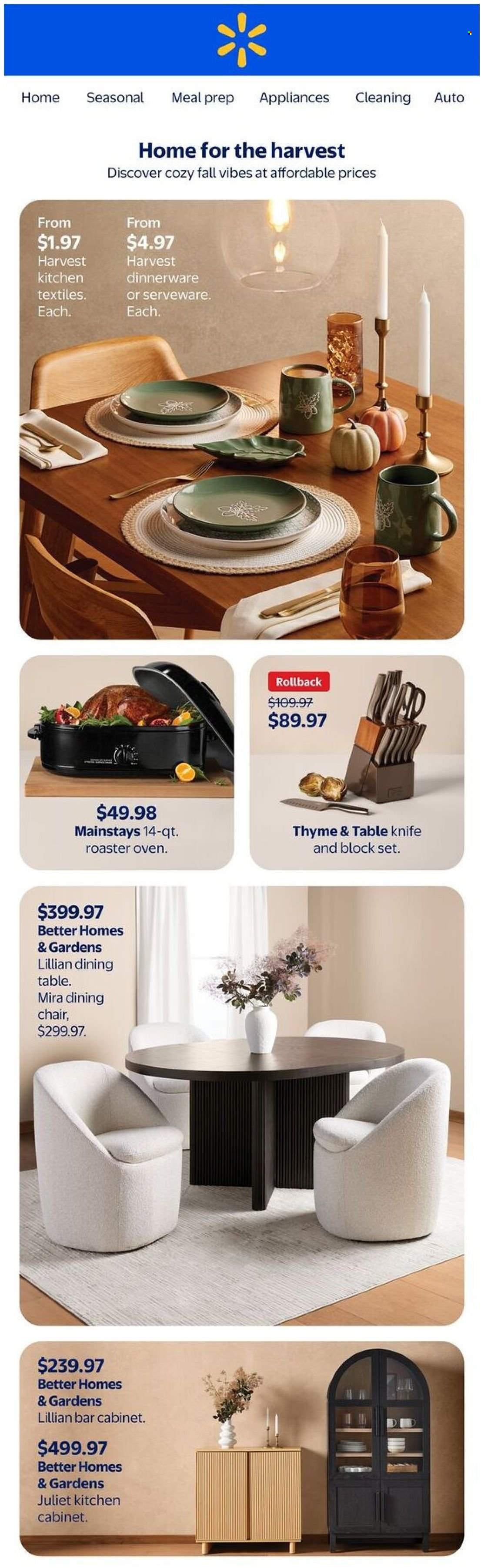 WALMART flyer - Home for the harvest (2025-09-25 - 2025-10-22) | 1