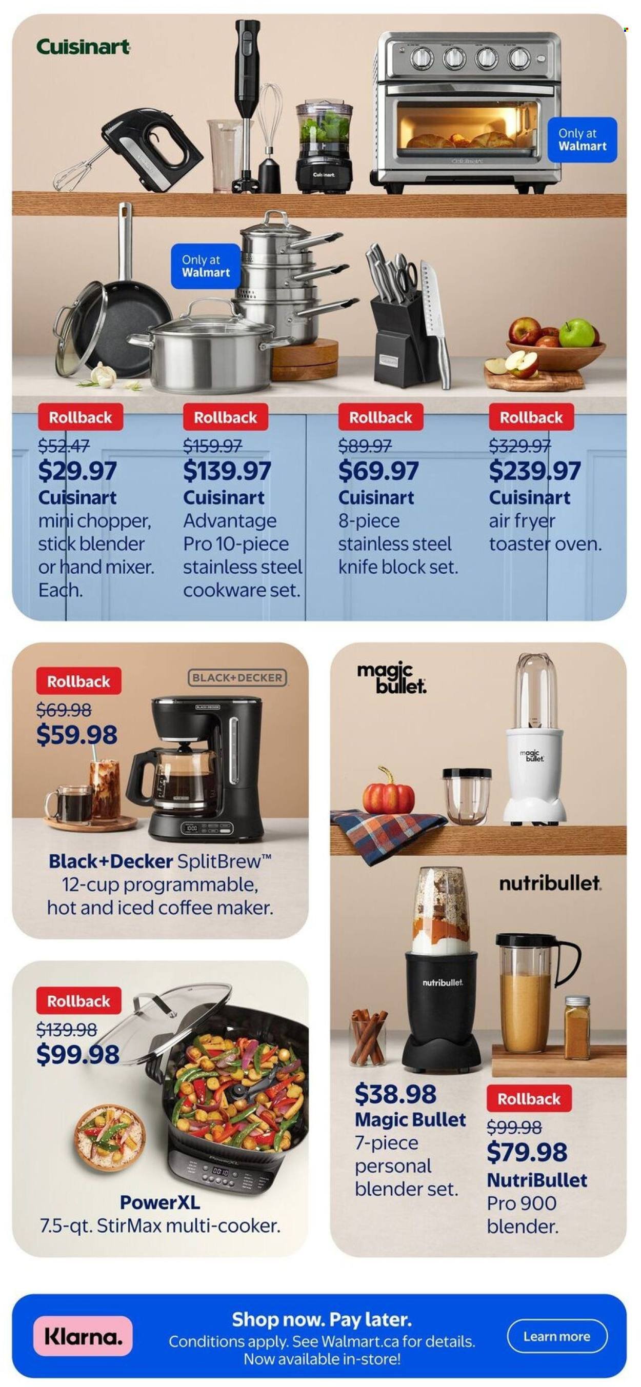 WALMART flyer - Home for the harvest