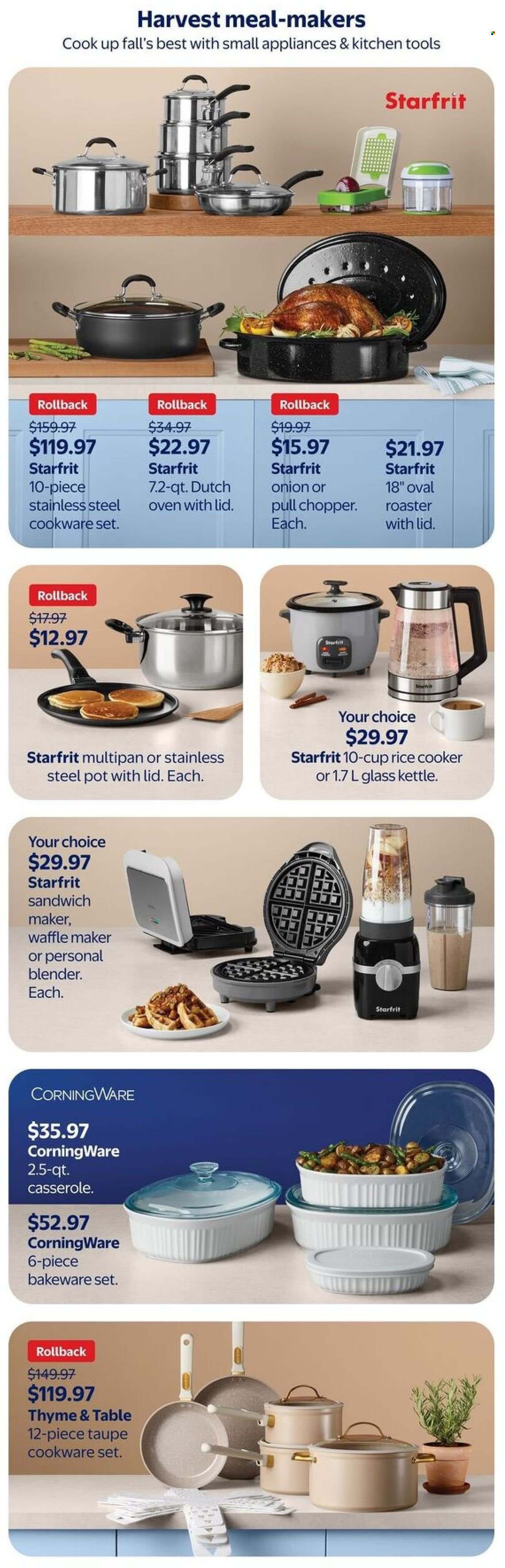 WALMART flyer - Home for the harvest