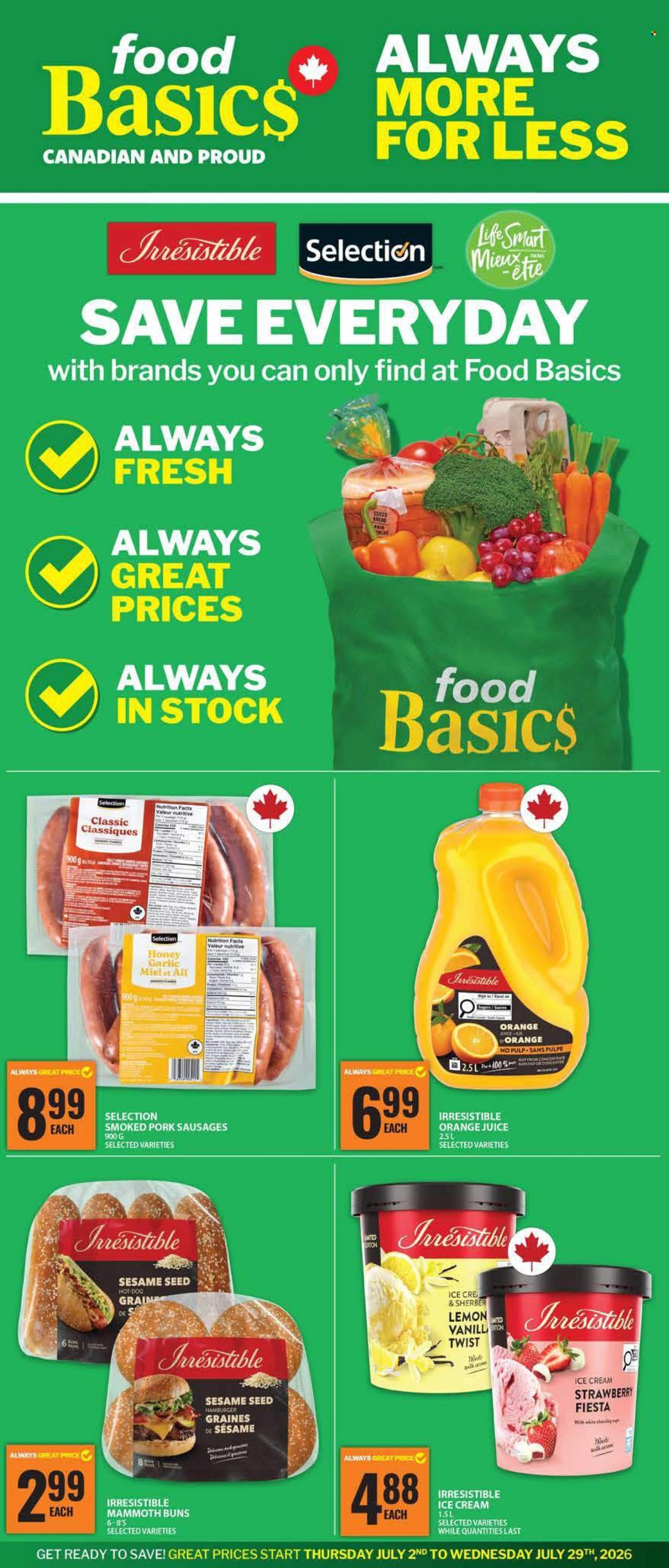 FOOD BASICS flyer - Summer Private Label Digital Specialty Flyer