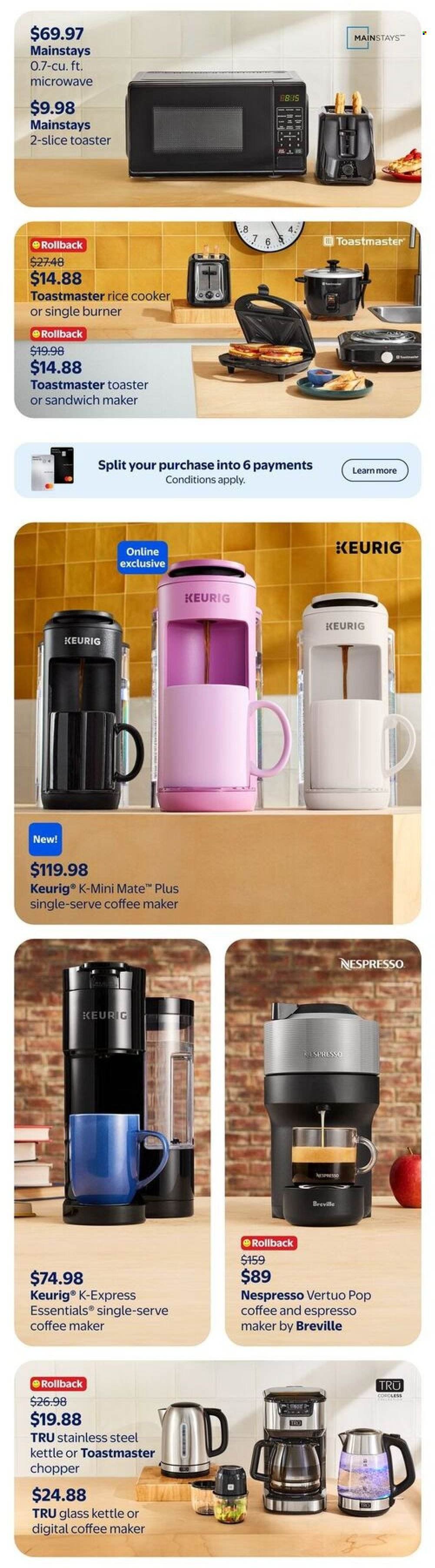WALMART flyer - Back to School in Style