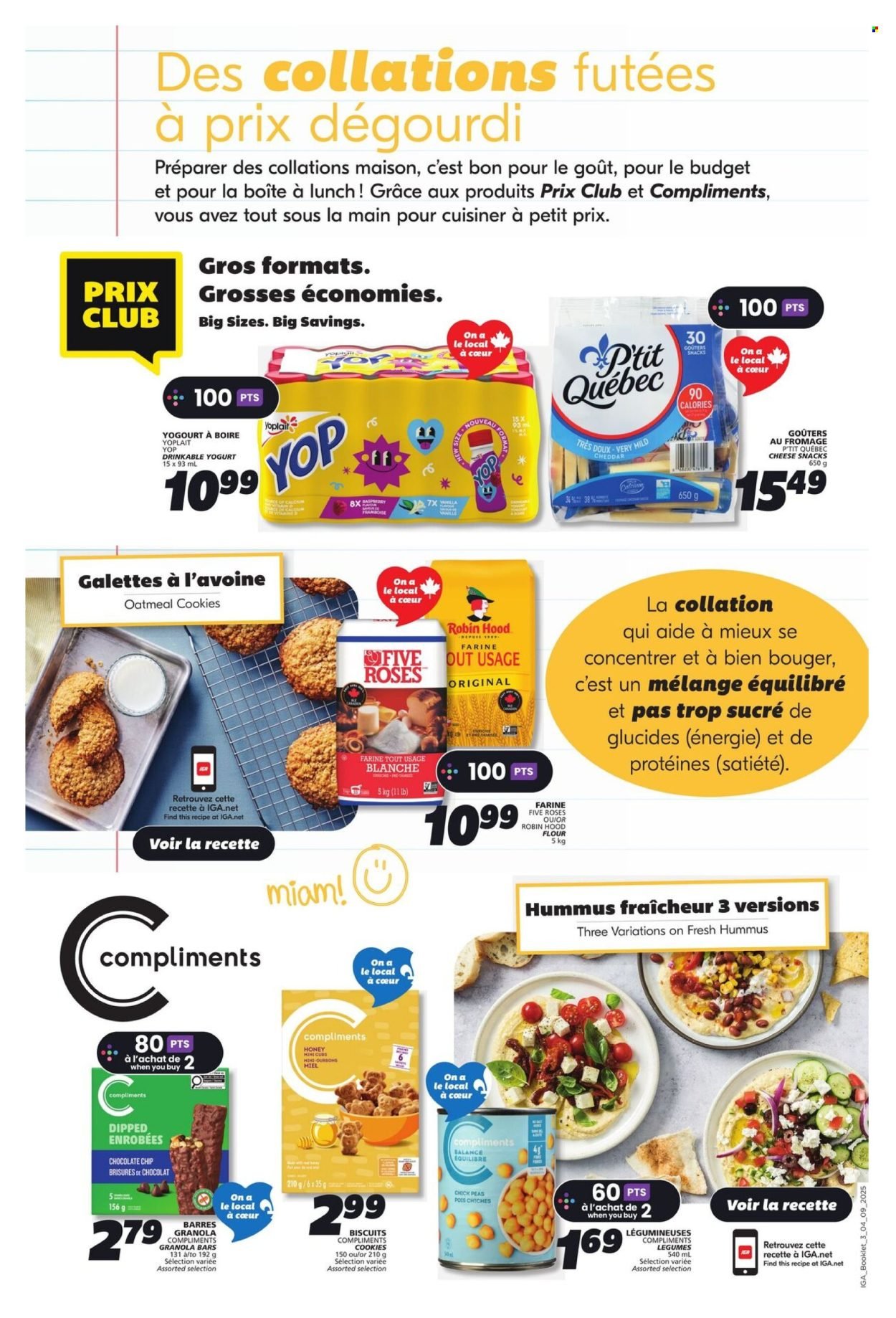 IGA flyer - Back to school