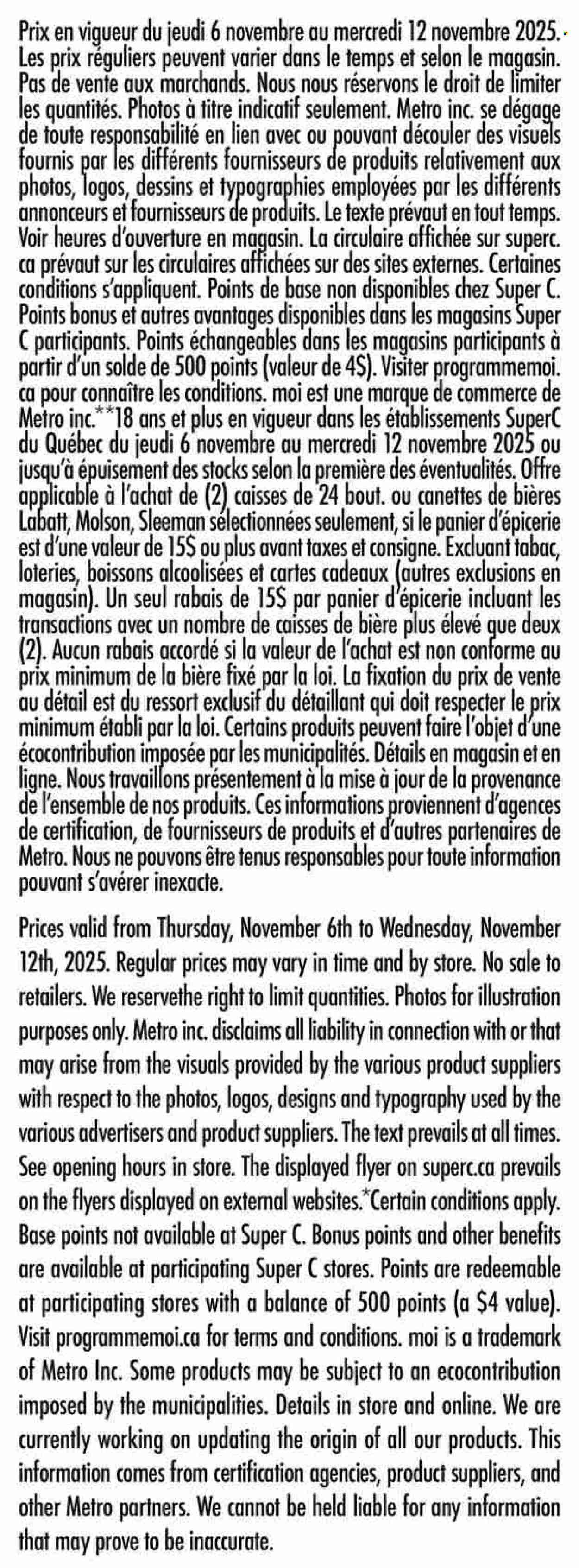 SUPER C flyer - Weekly Flyer (2025-11-06 - 2025-11-12) | 17