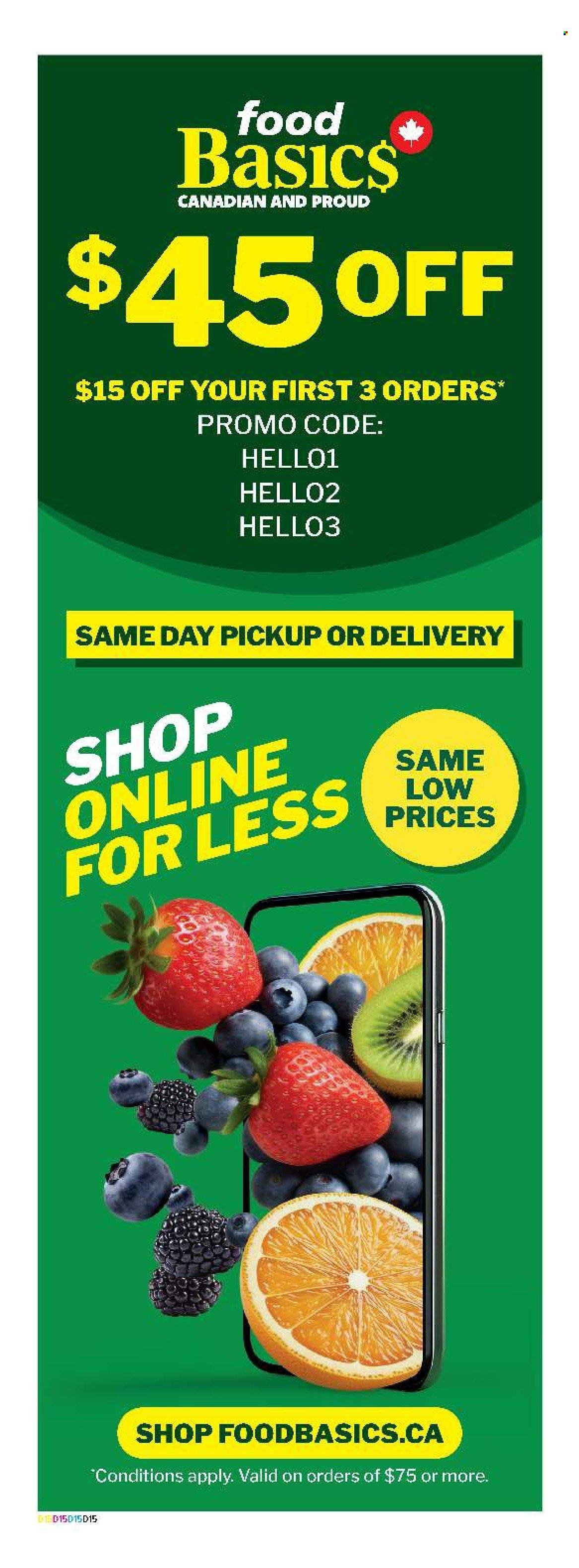 FOOD BASICS flyer - Diwali Digital Specialty Flyer