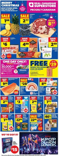 REAL CANADIAN SUPERSTORE flyer - Weekly Flyer (2025-12-17 - 2025-12-17)